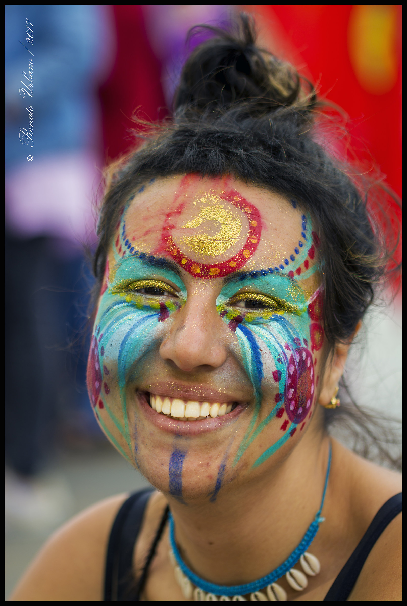 The colors of the smile