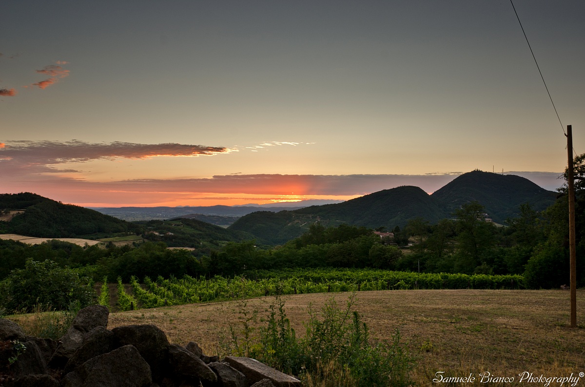 Sunset From Castelnuovo (Euganean Hills)