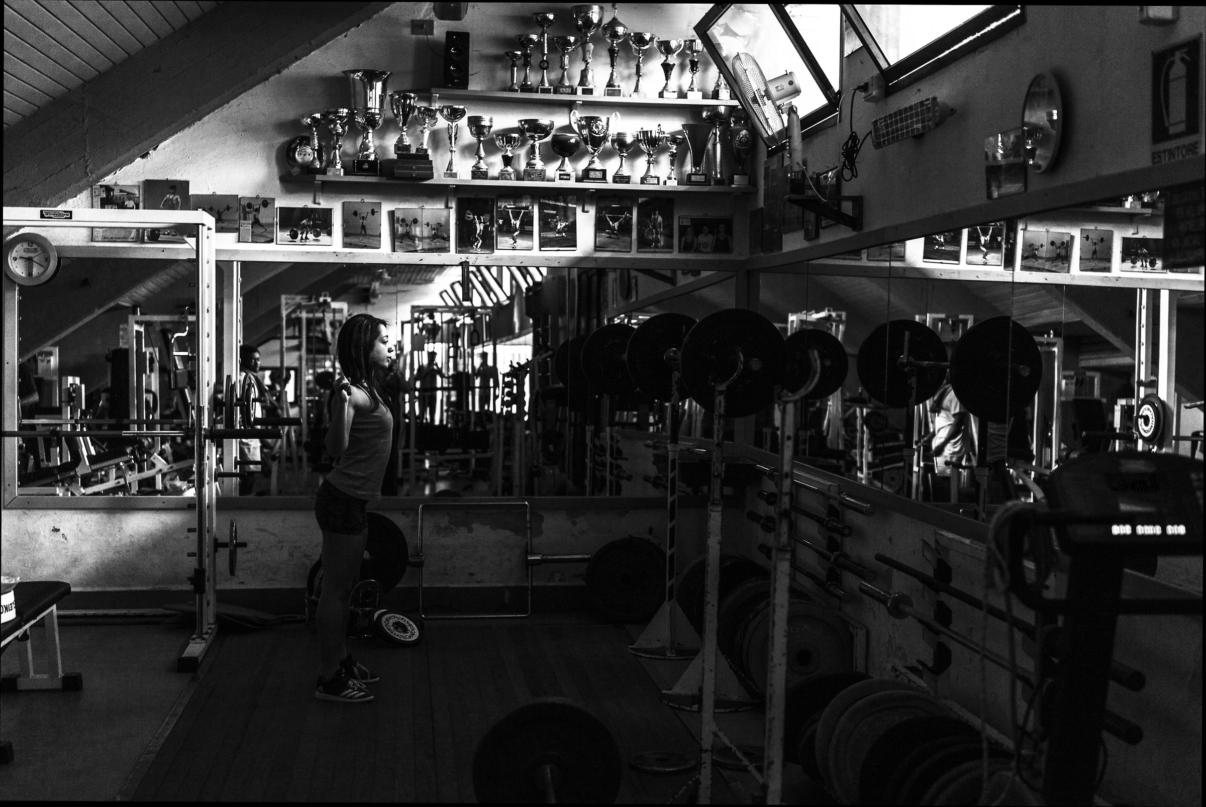 Stefy - The Weightlifter: 9.15am The warm up