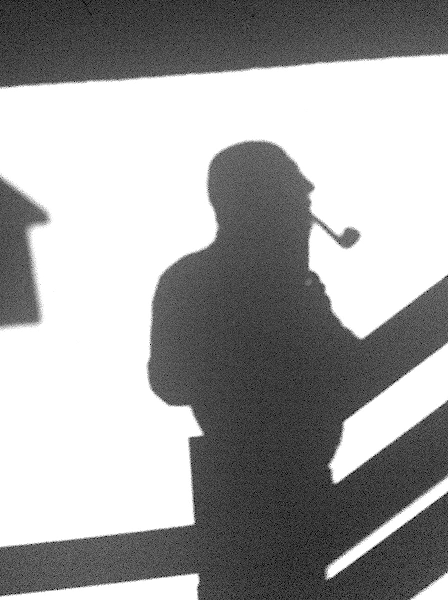 Self-portrait in shadow ....