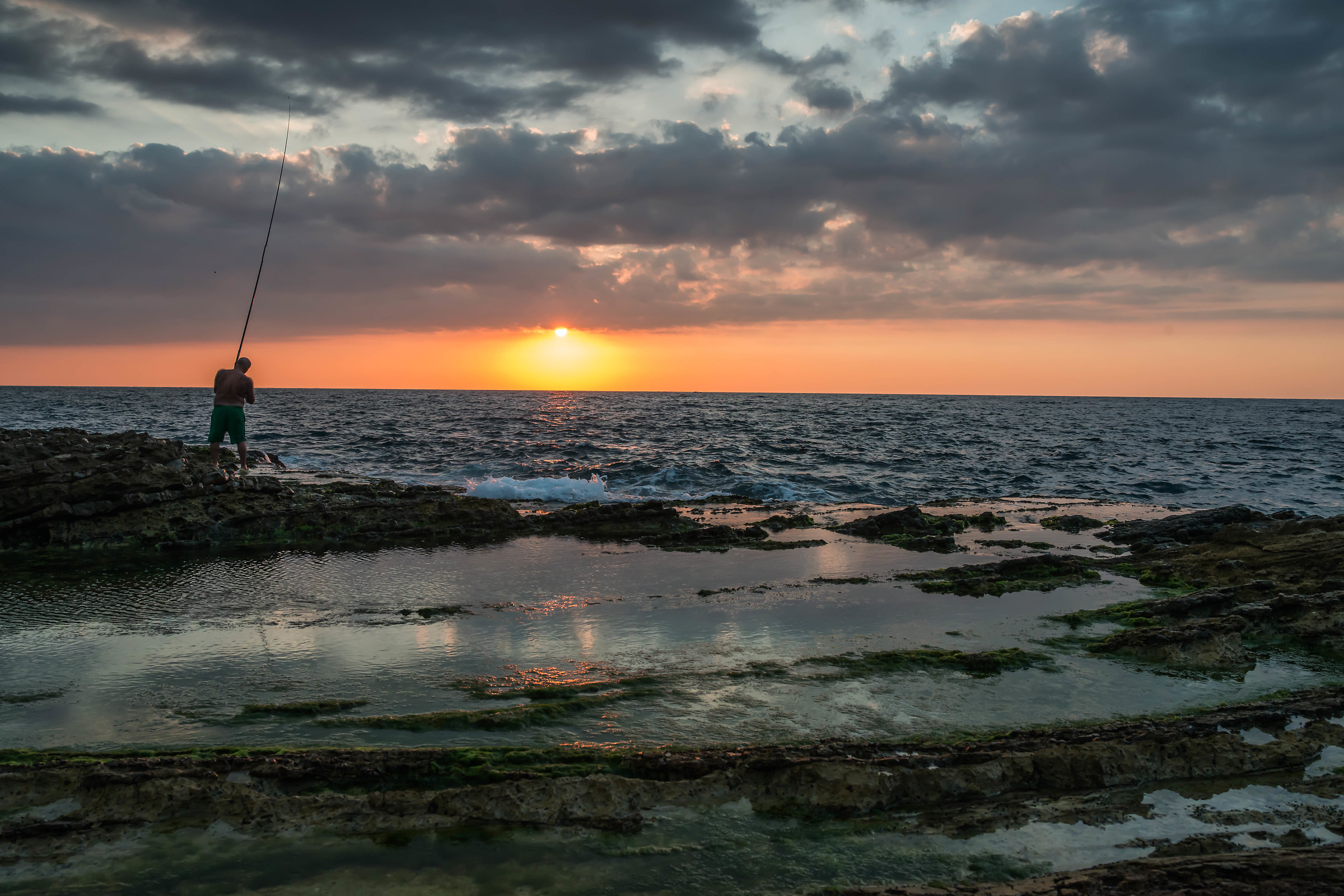 SSunset a Al Raiuche Rocks,