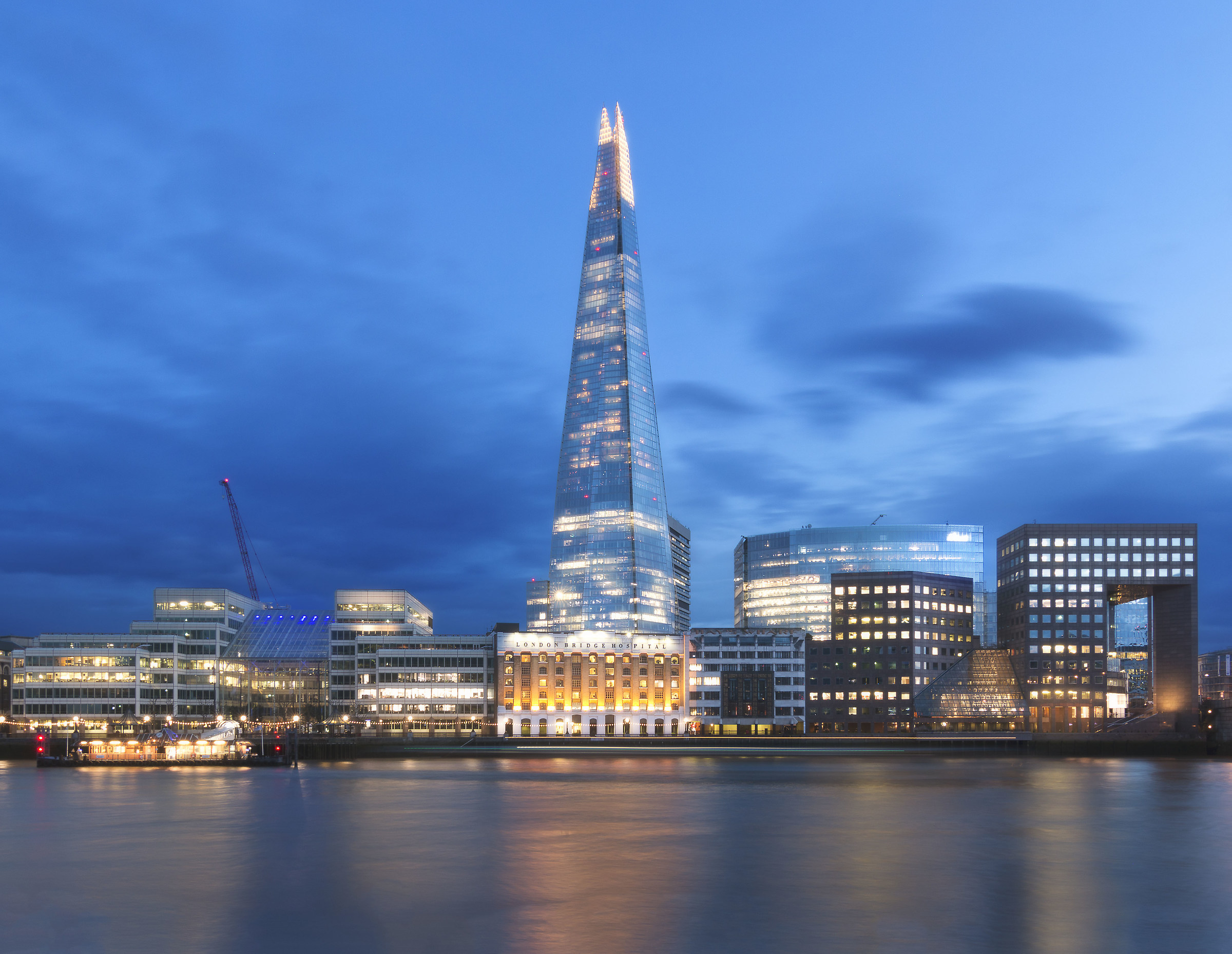 Shard and long thai -blue hour-