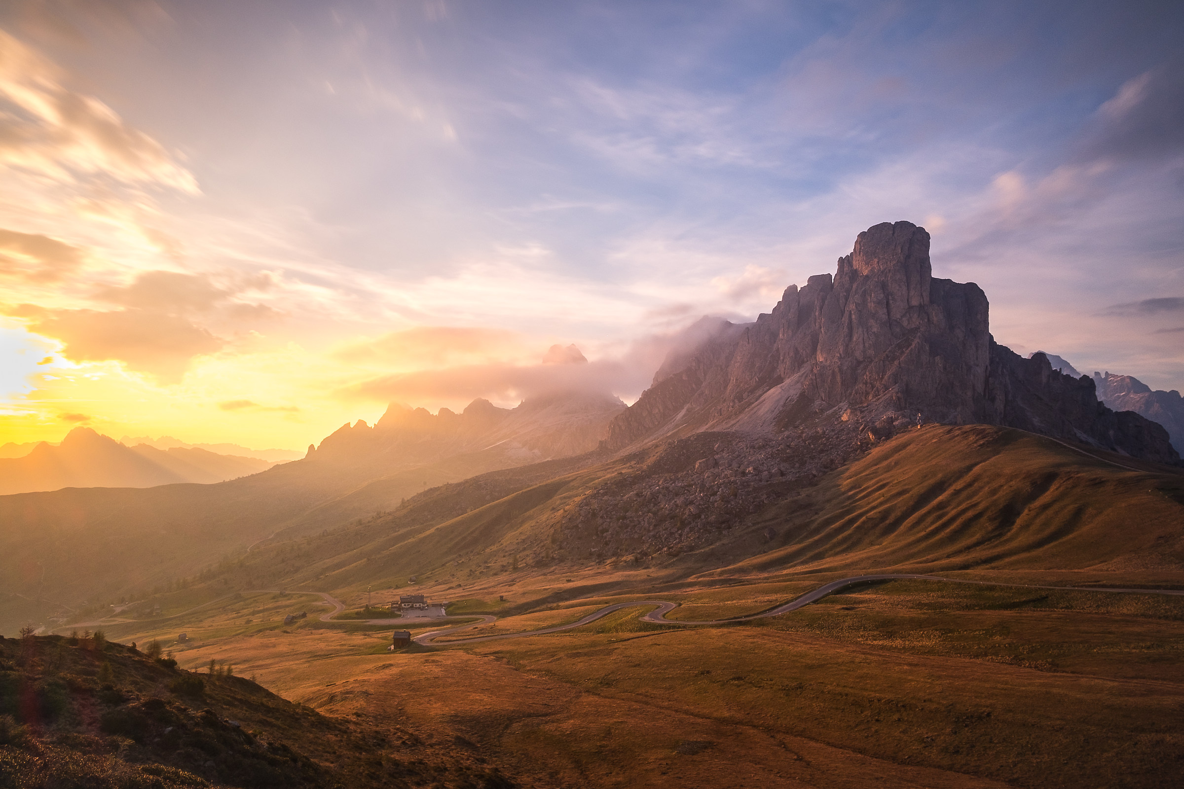 Giau colors at sunset