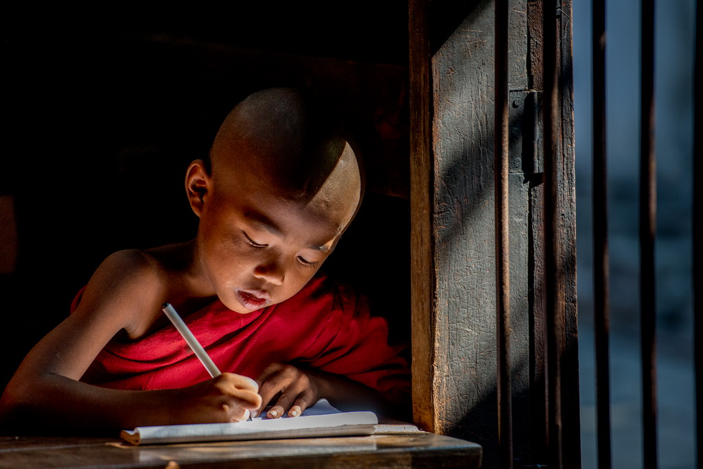 Myanmar - Scuola buddhista
