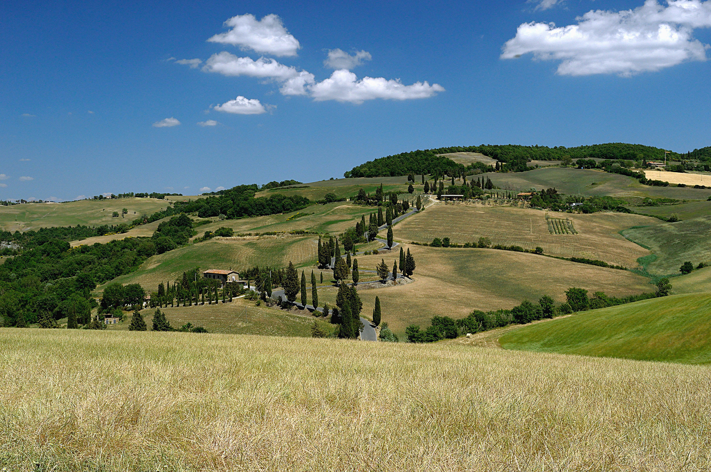 paesaggio nei pressi di Monticchiello