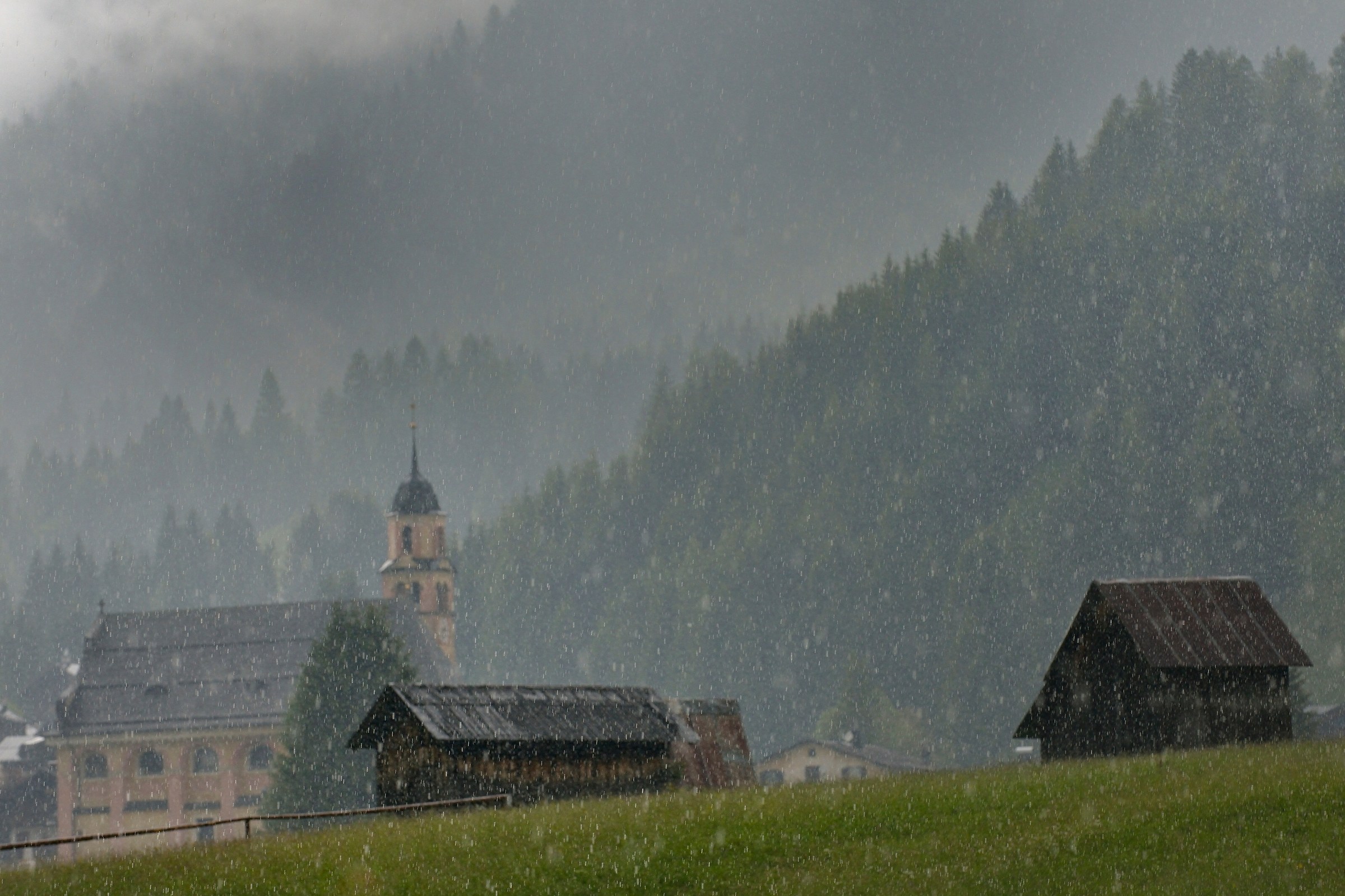 Shower in Sappada ...