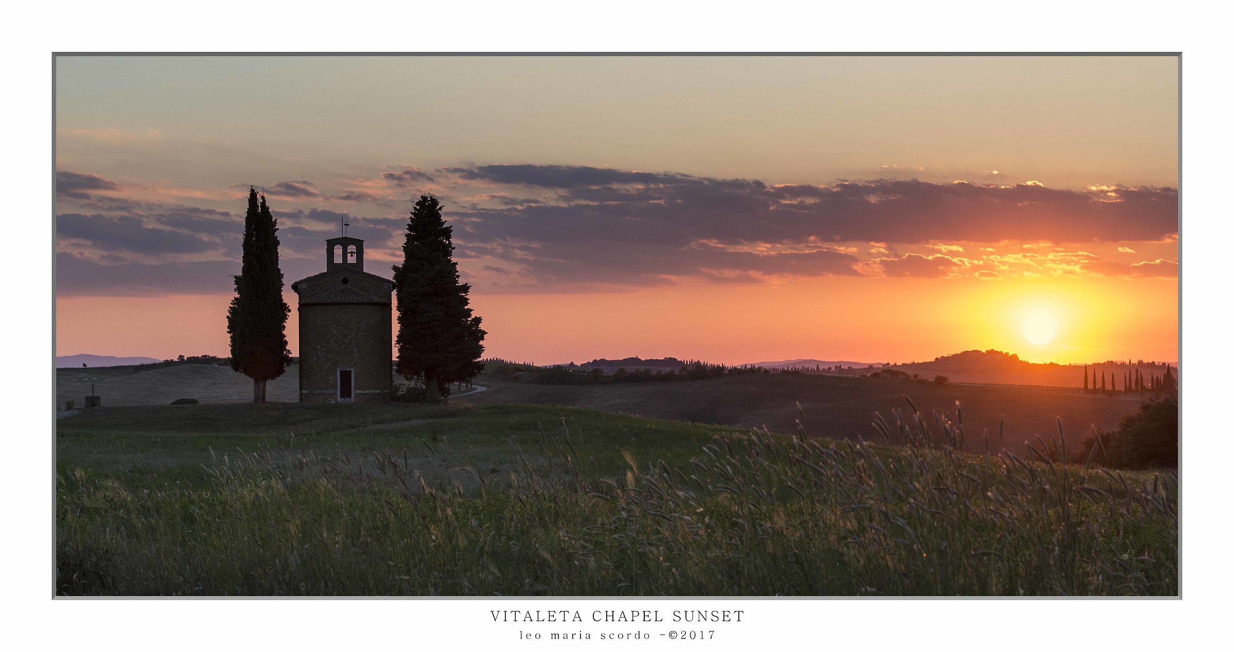 Vitaleta Chapel Sunset