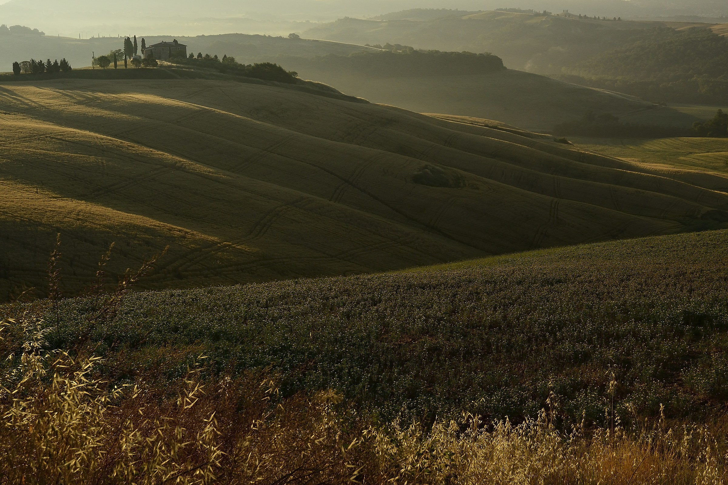 Prime luci sulle Crete