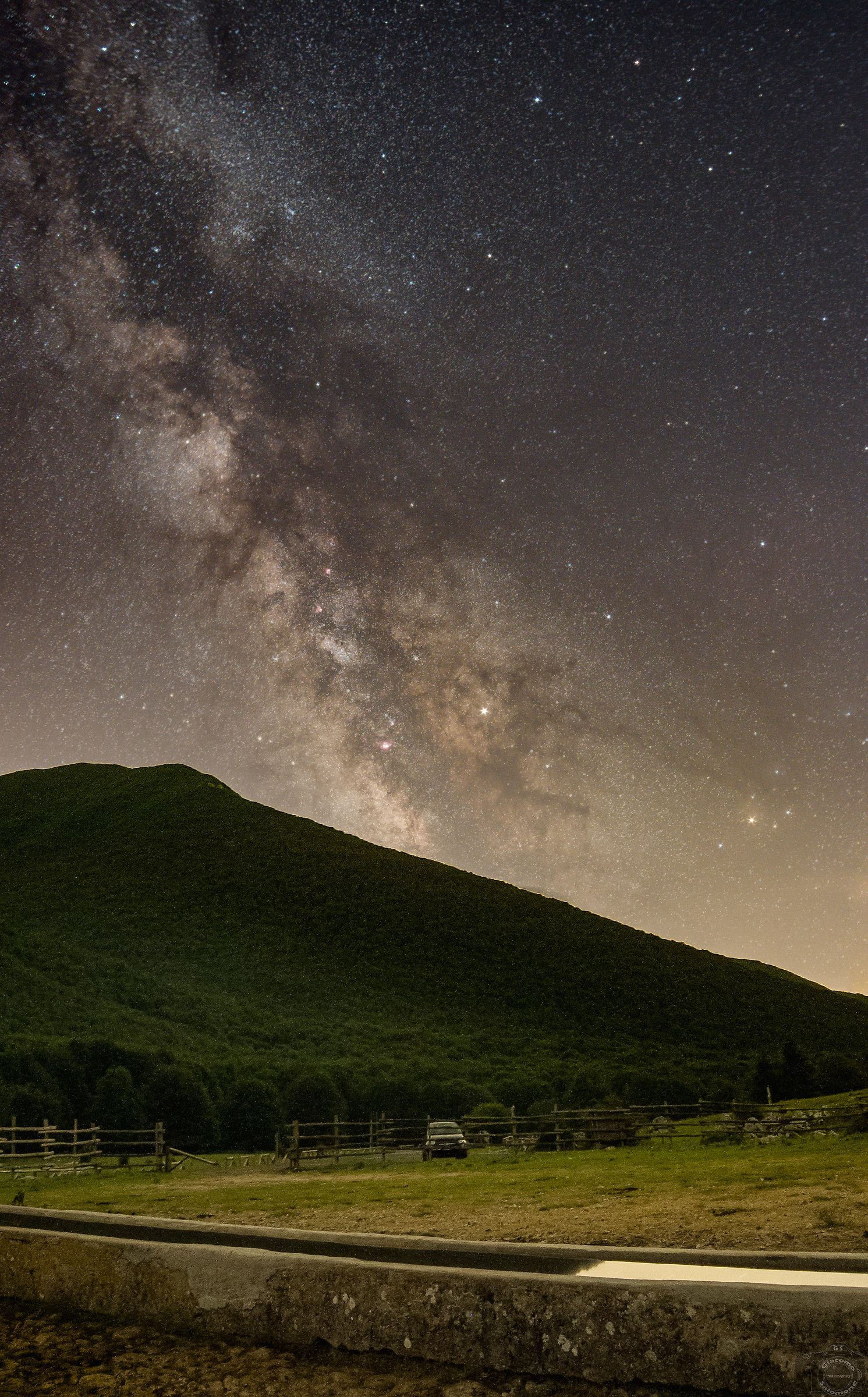 The Milky Way over Prato di Campoli - Veroli (Fr)