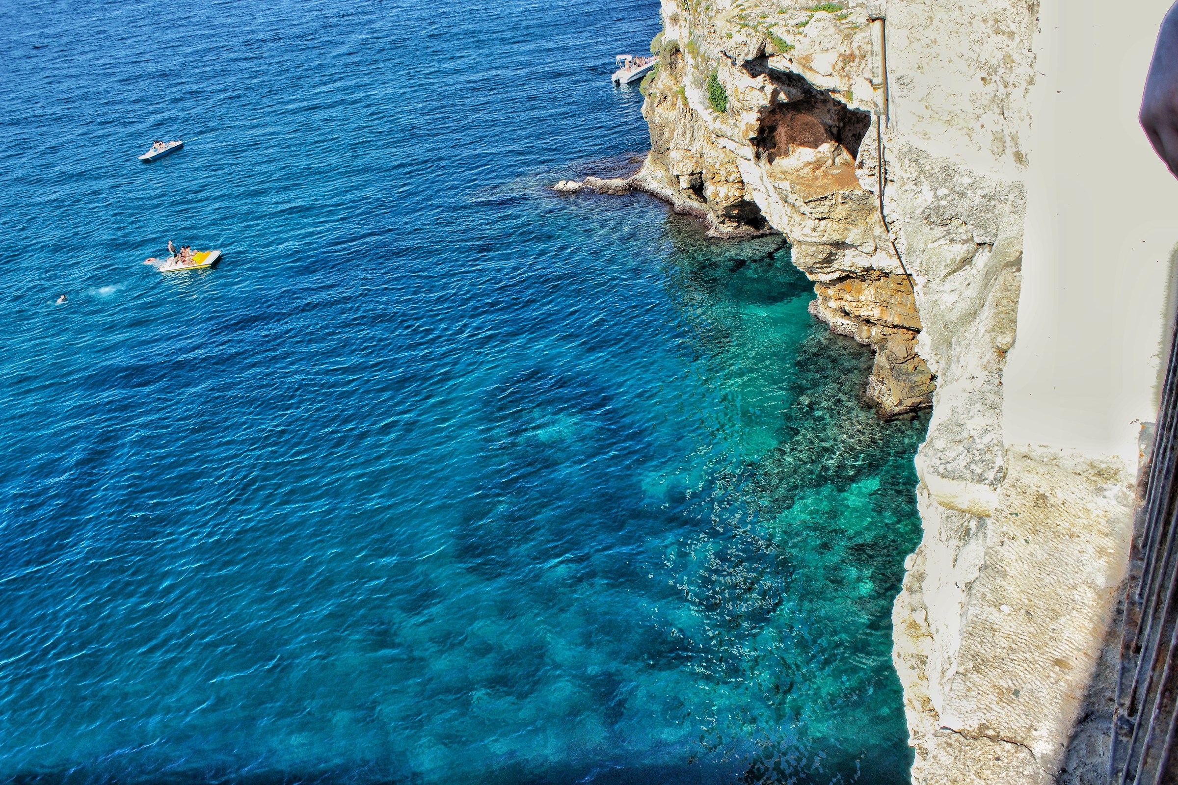 From the balcony of Polignano