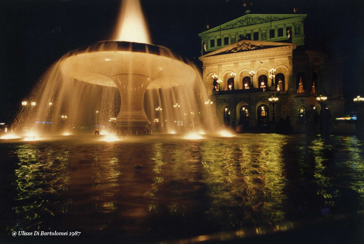 The Goethe fountain