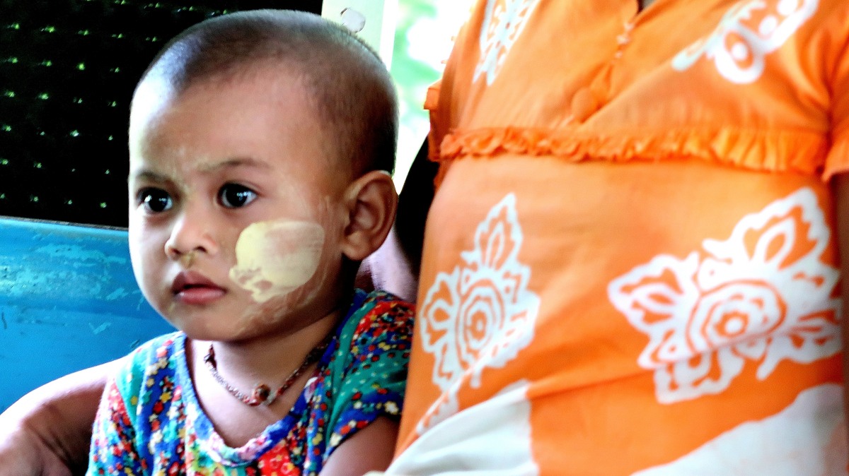 On the train to Yangon