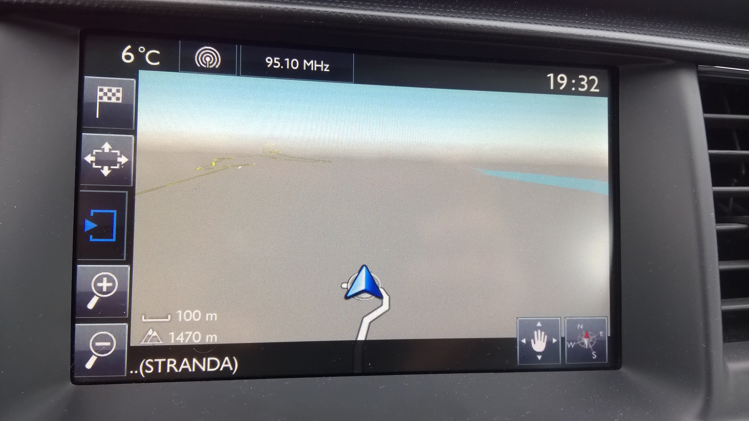 Per quanto posso andare in macchina ... 1470m dal livello de...