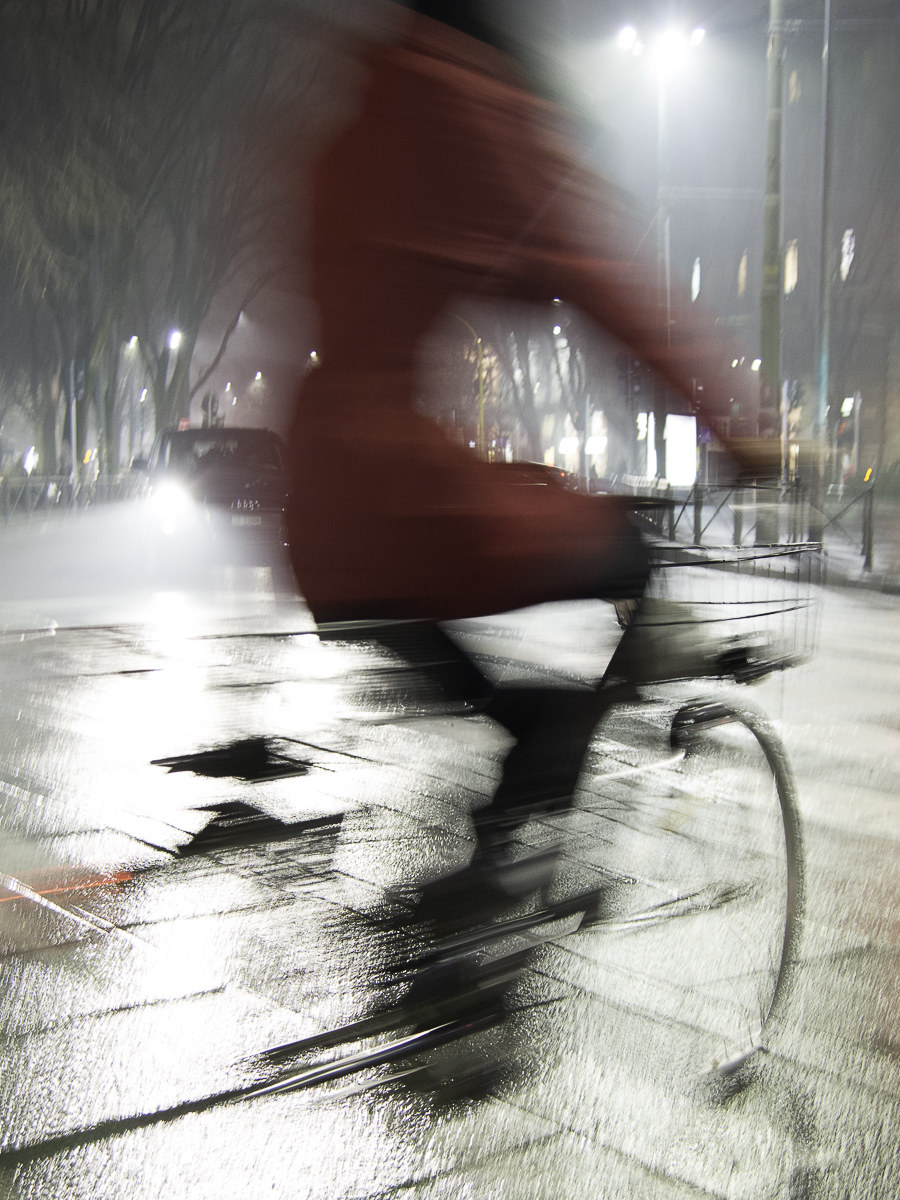Pedaling in the night