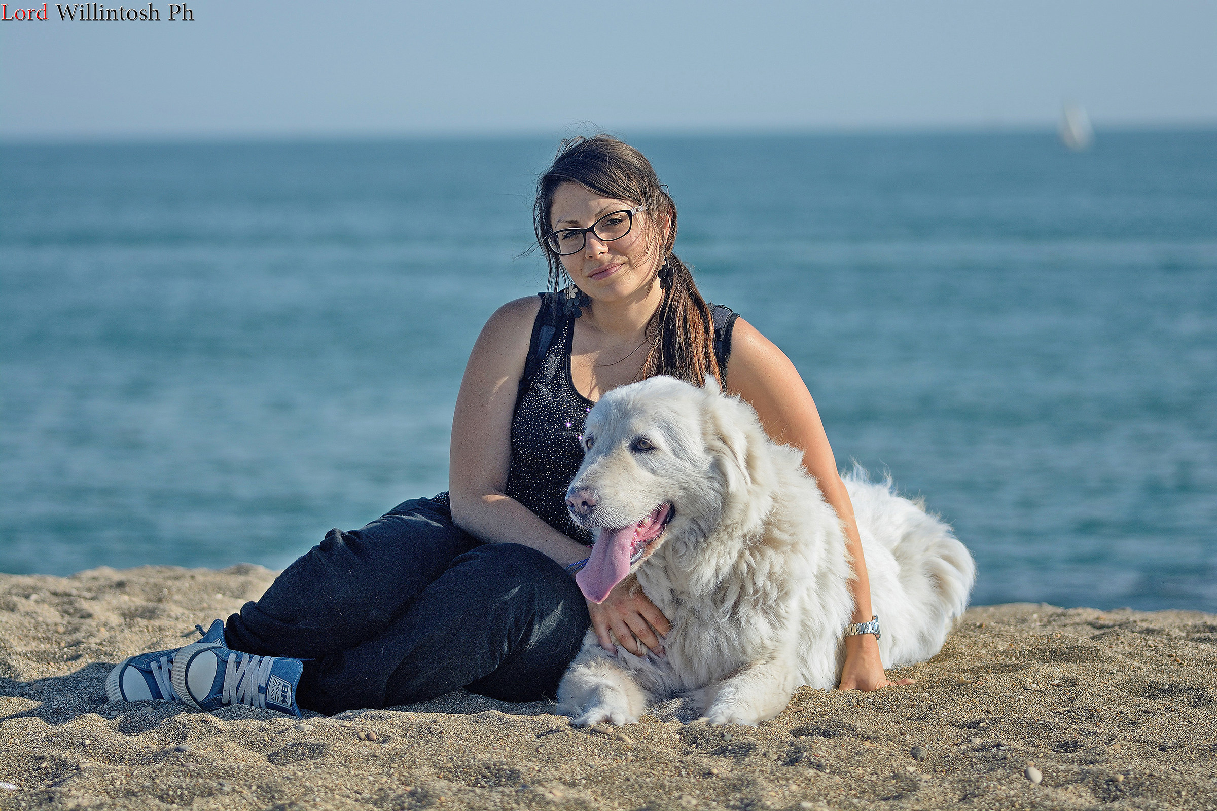 BB and Orsa at the sea
