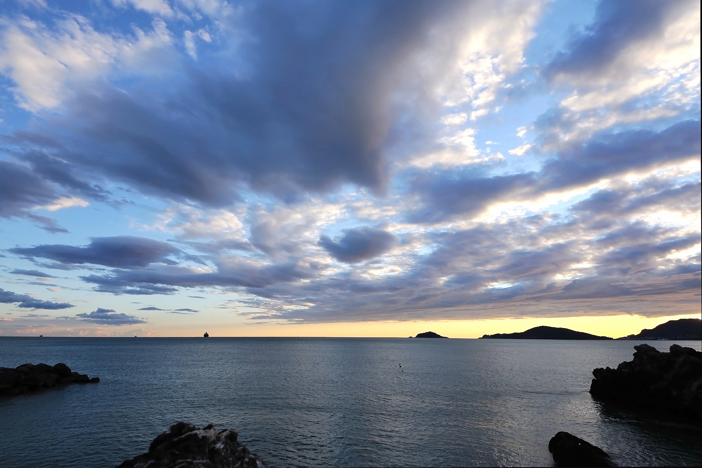 A moment ... before the sun comes out ... Tellaro