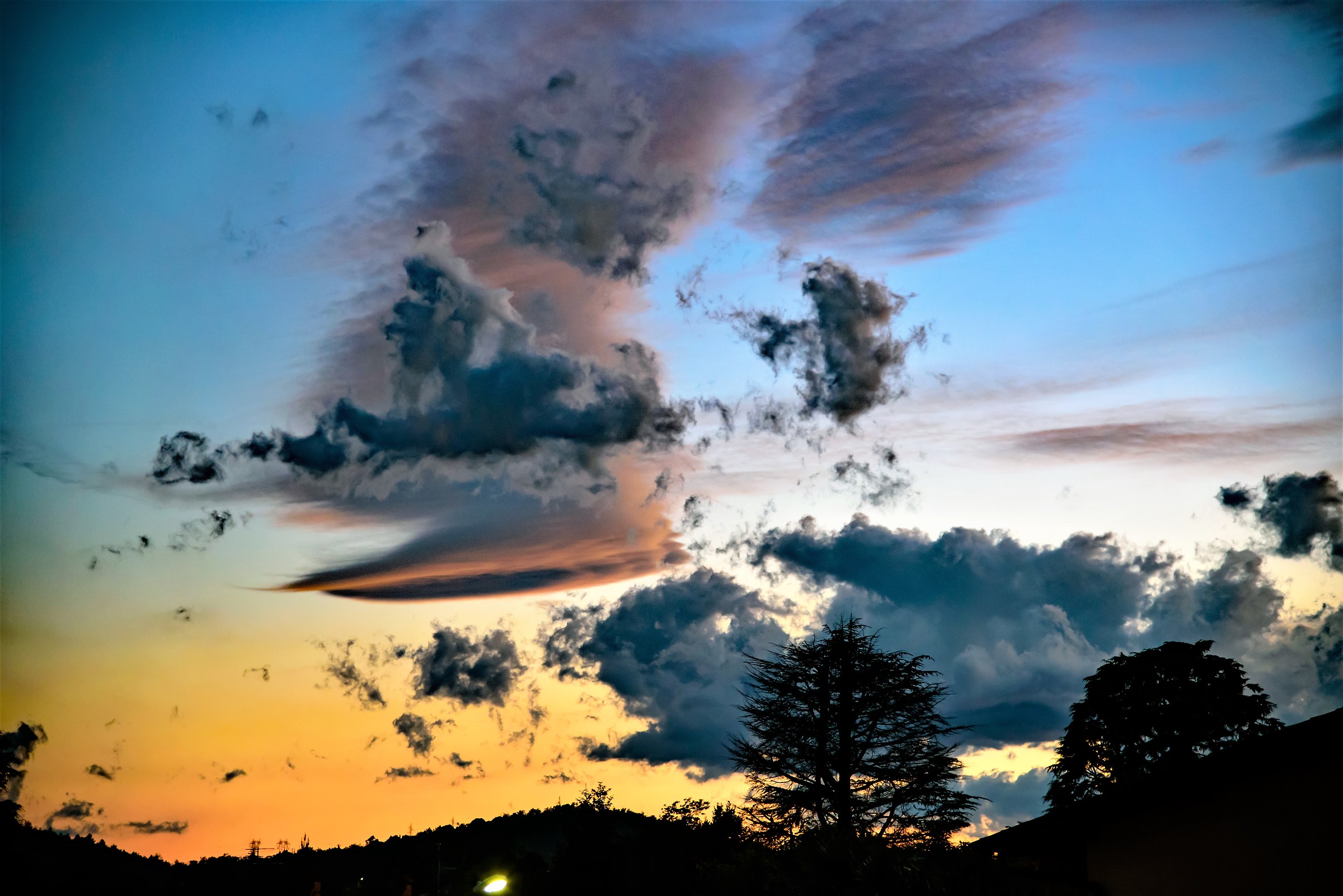 Sunset after the rain