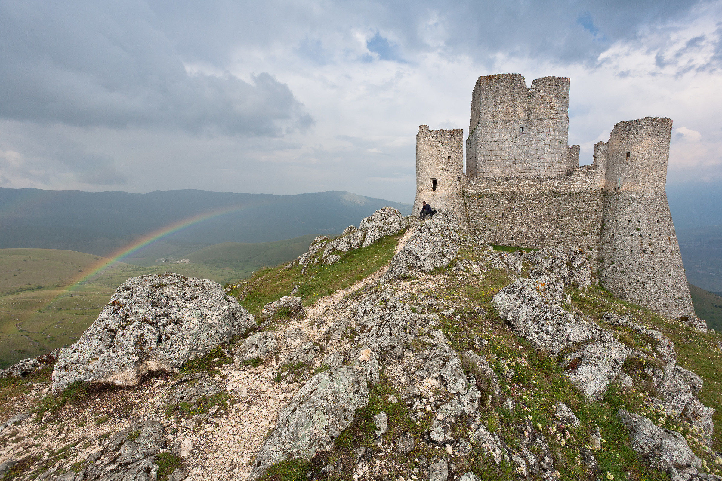 Roach Calascio and rainbow