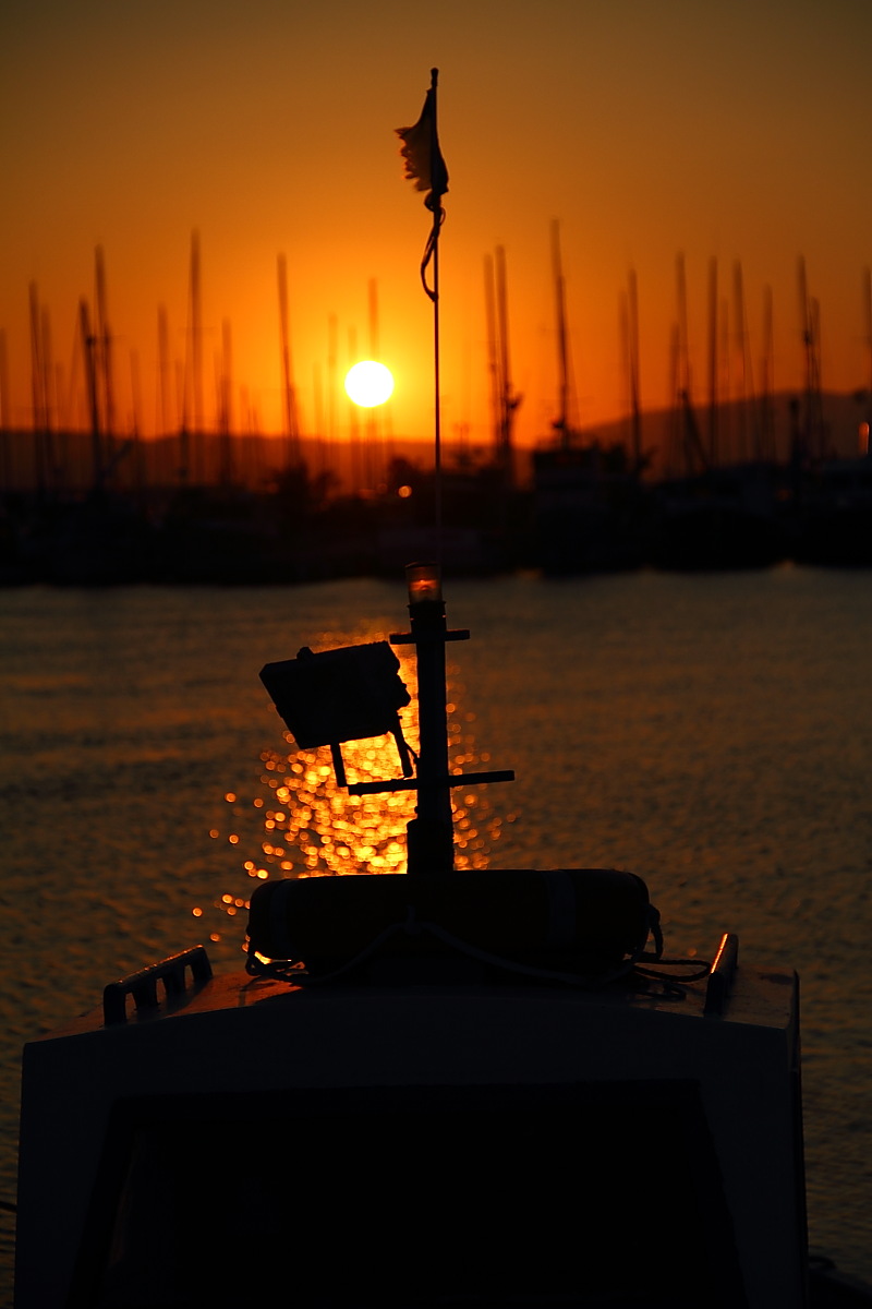 Tramonto dal porto