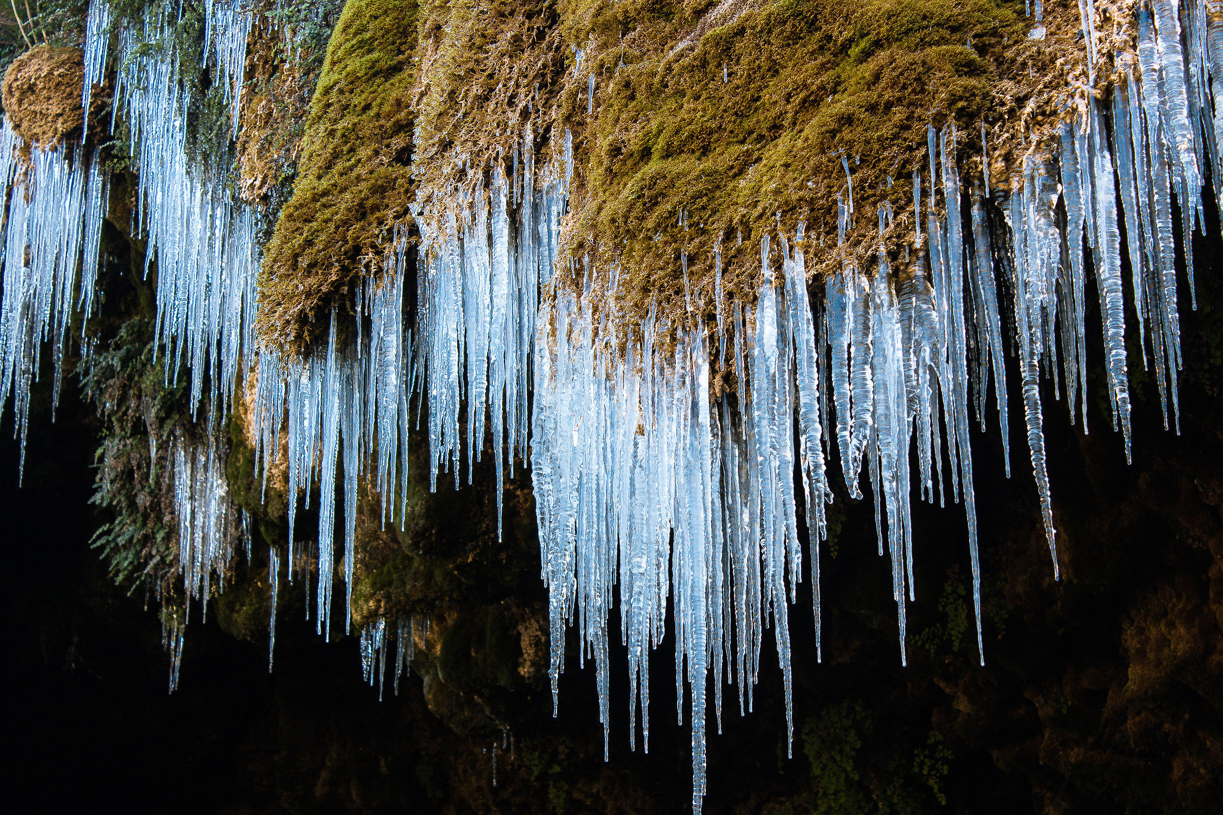 Travertino e ghiaccio