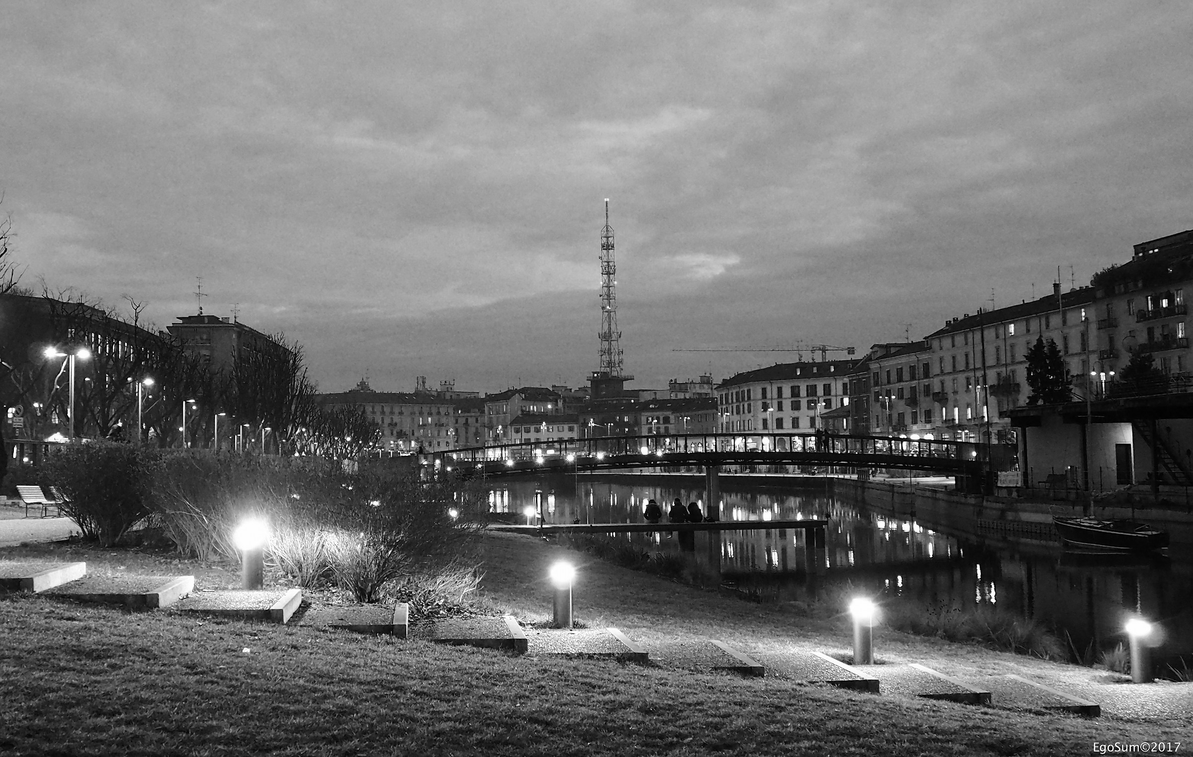 Milan - One evening at the dock.