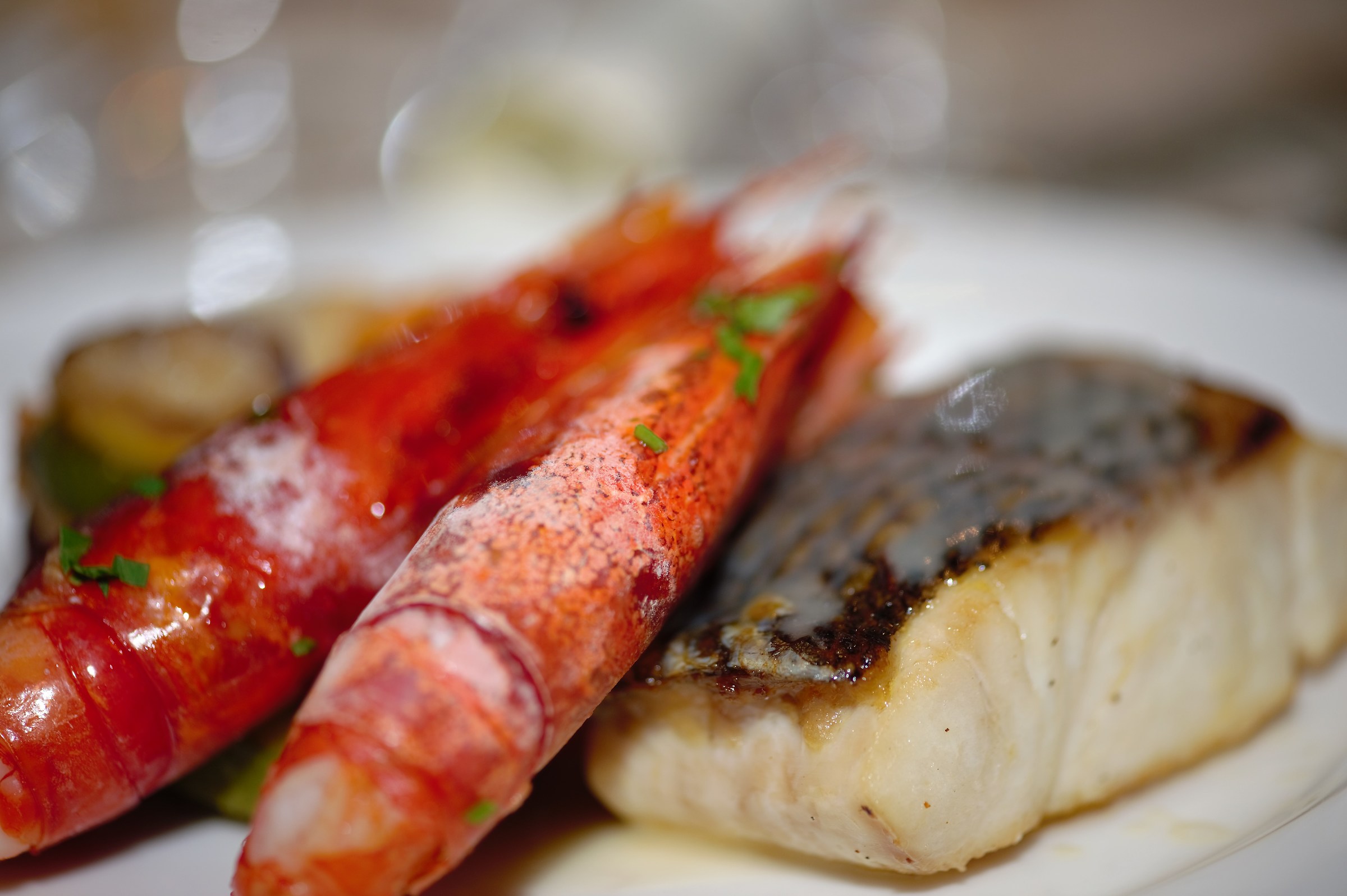 A good dish of sea and land!