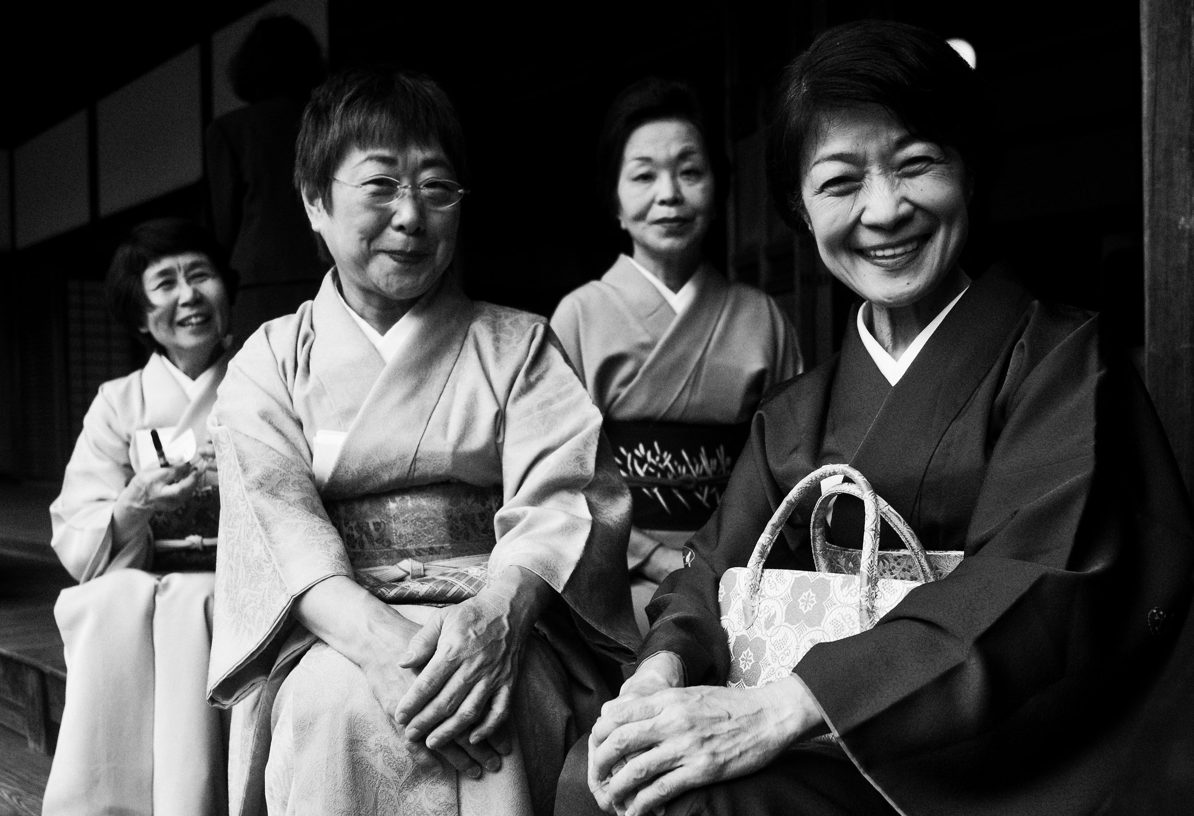 Kyoto; women in kimono
