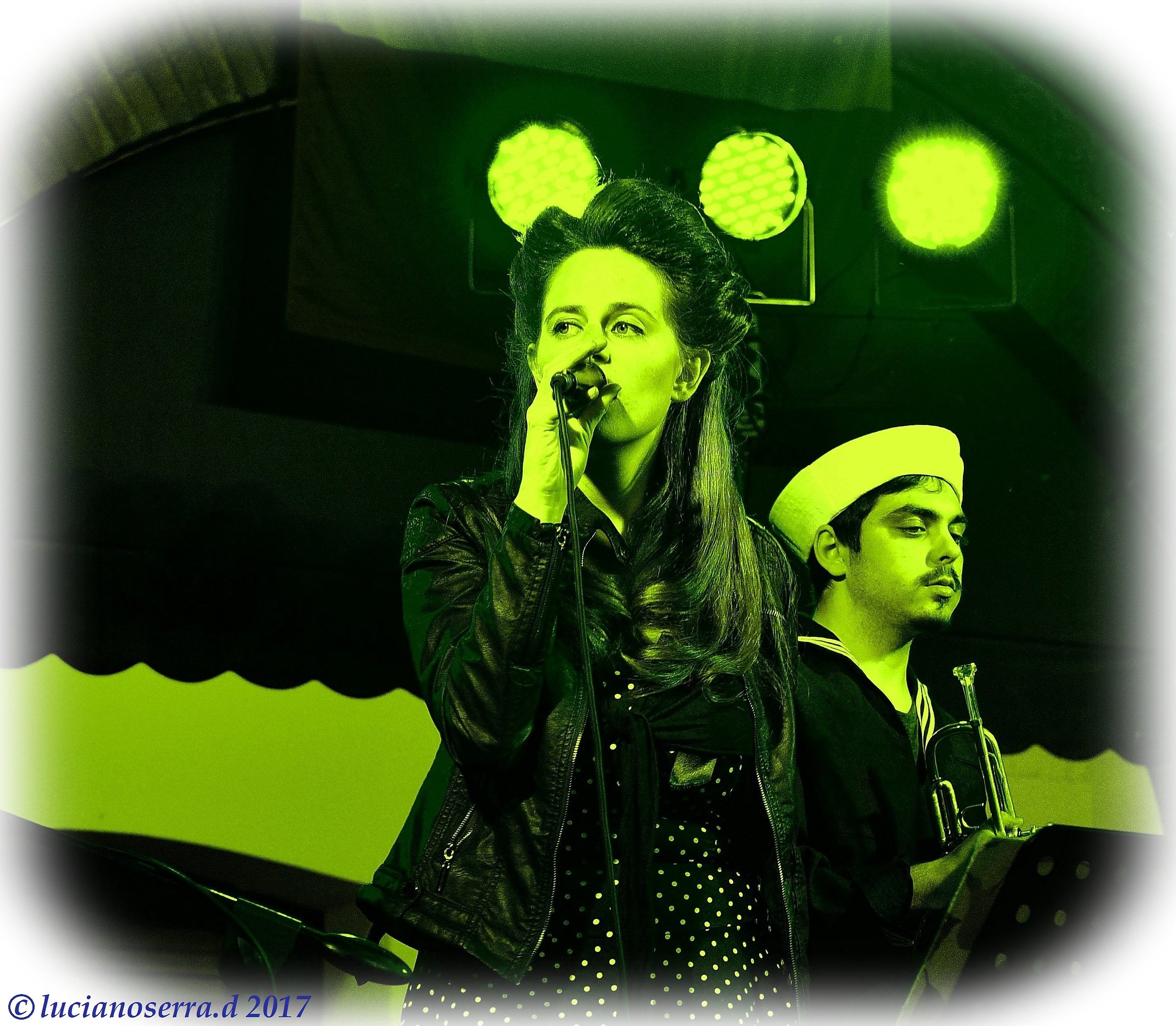 Cristina e Filippo dei The B 24 Liberator Little B. B.