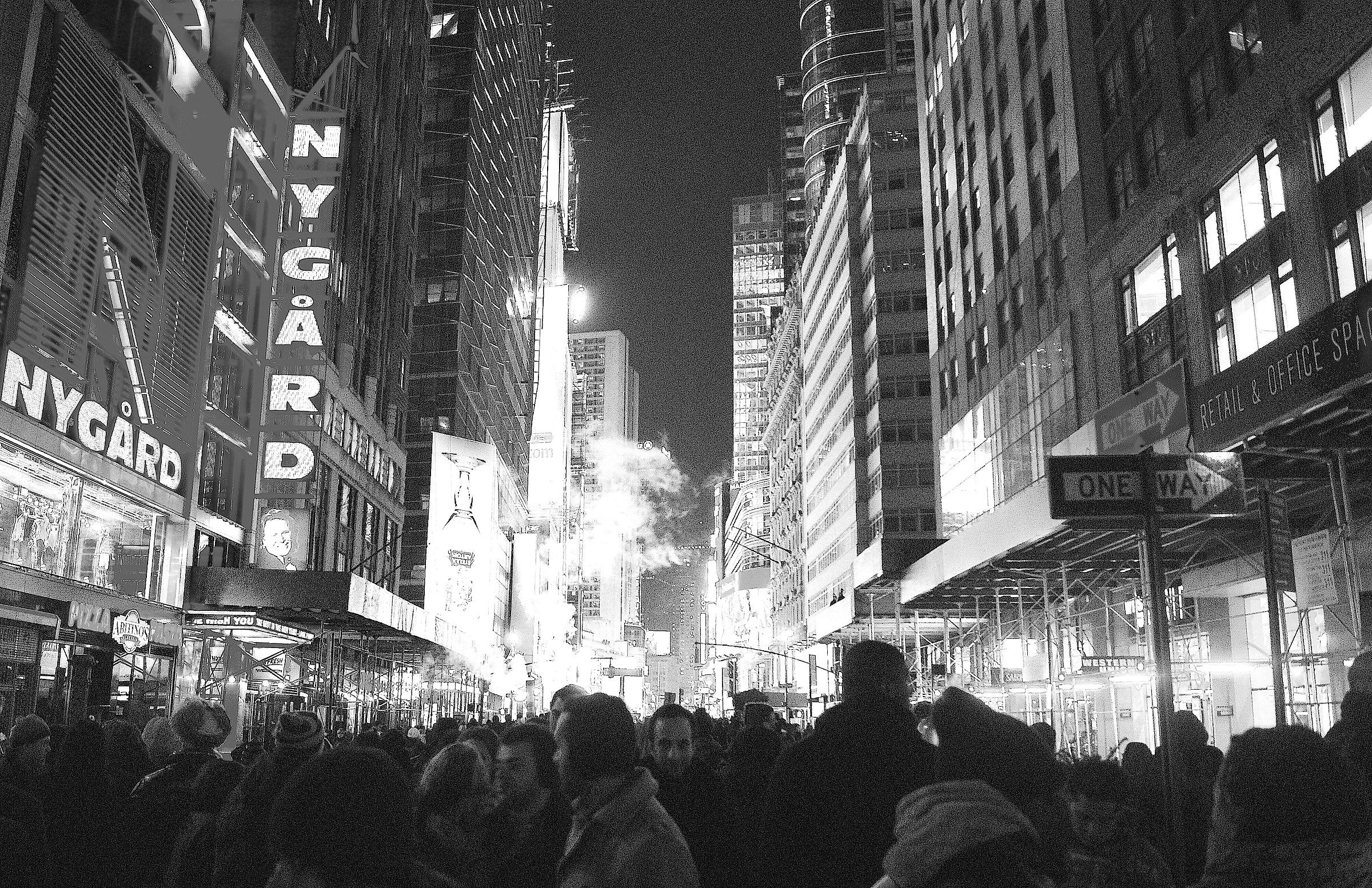Time Square on December 31st