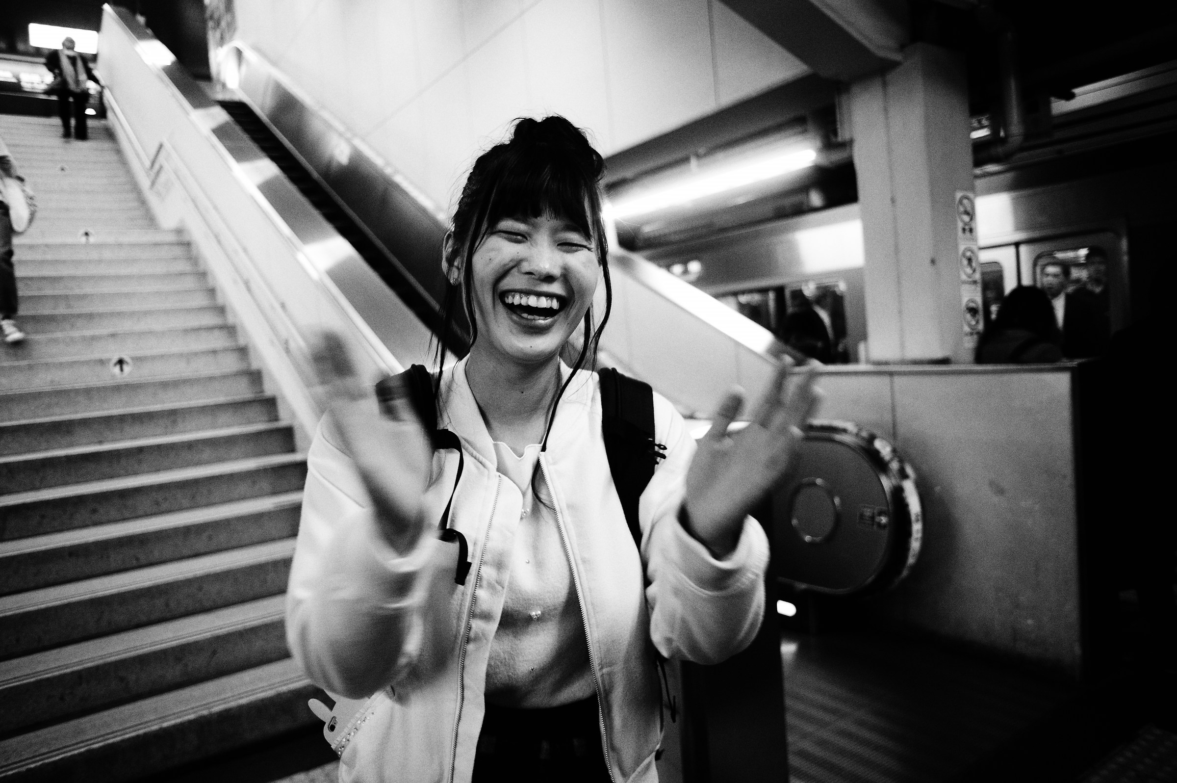 Tokyo: smile in the subway