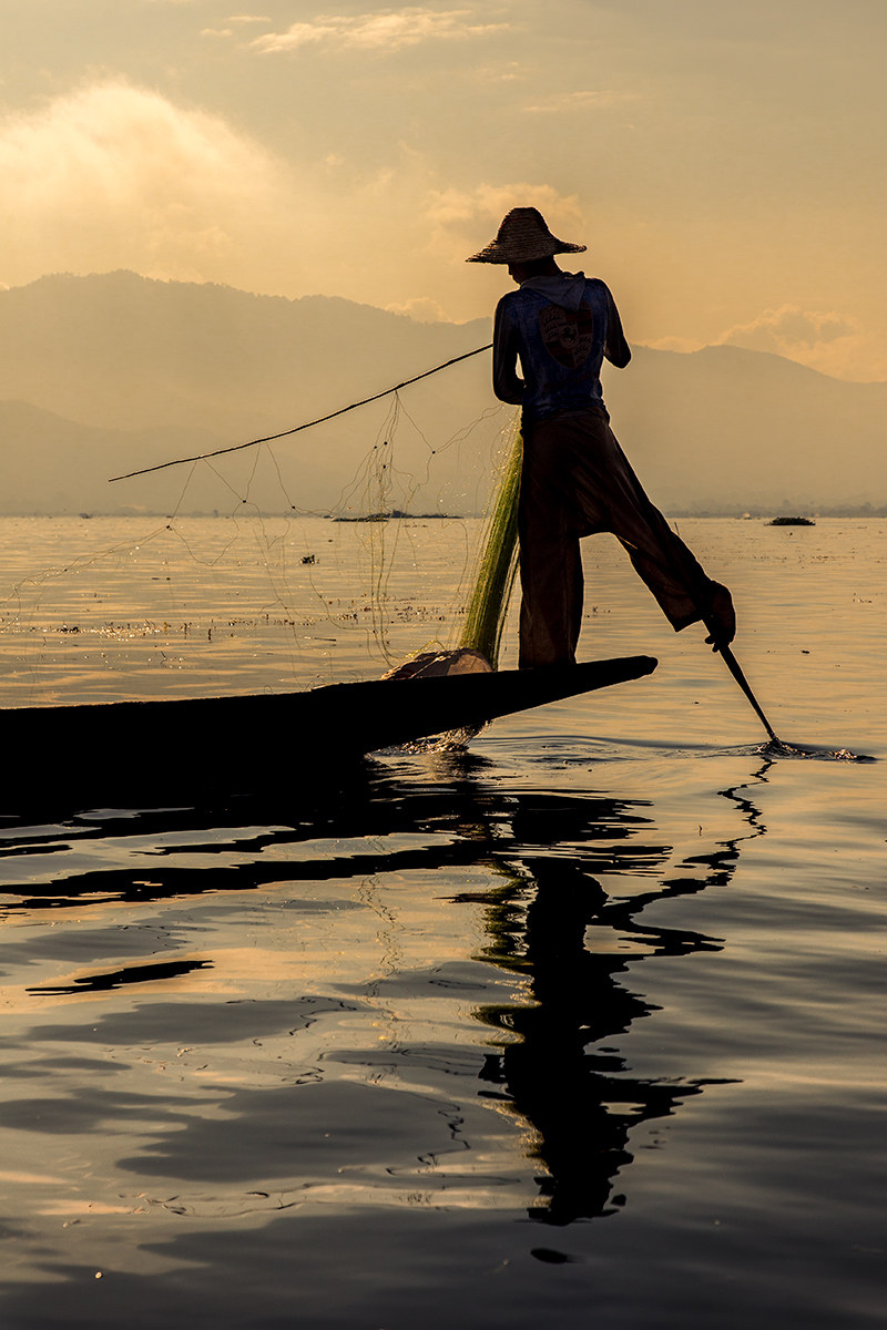 Fisherman in Inle Lake