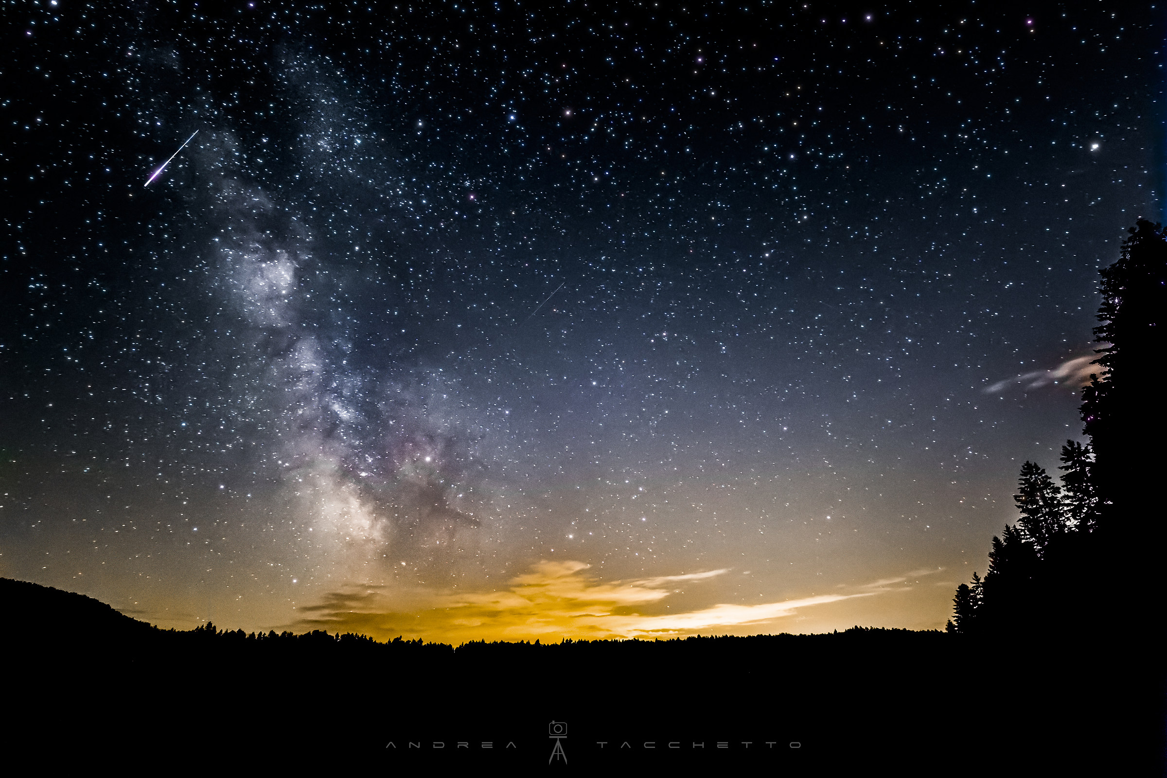 via lattea da m.te San Pietro (bz)