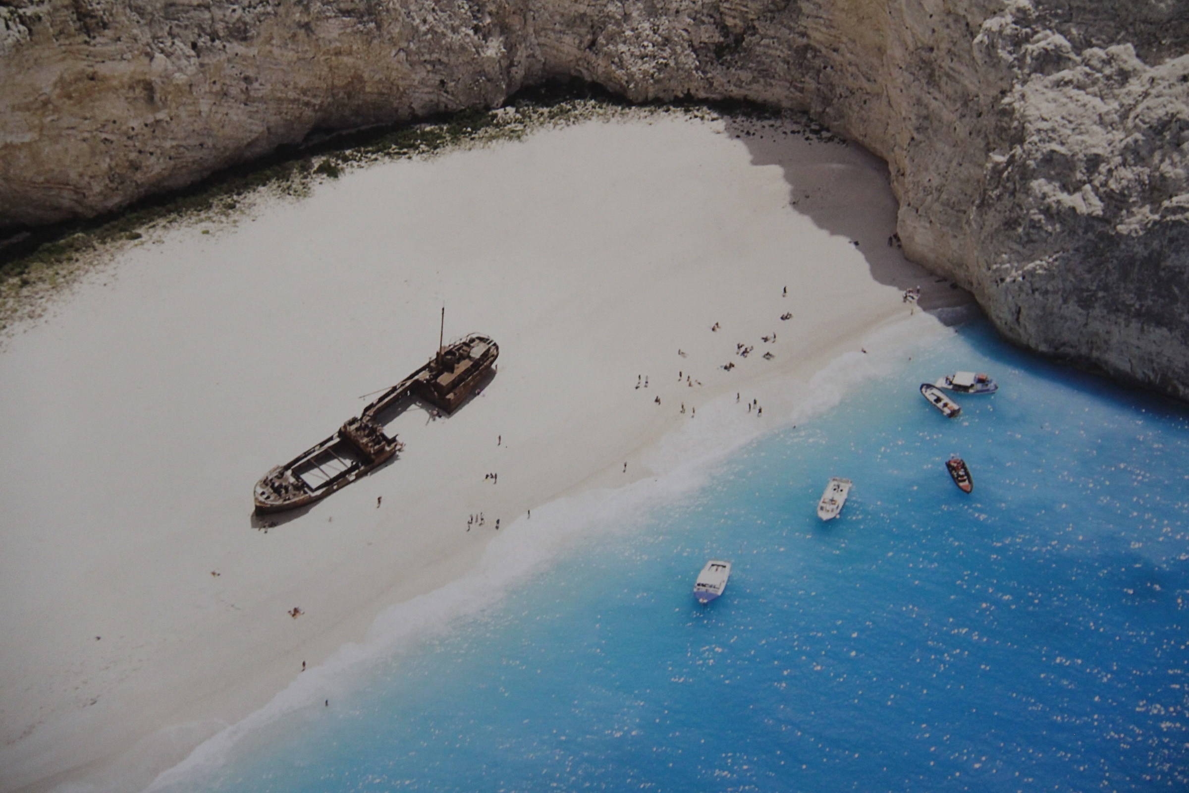 Zante is the wreck beach