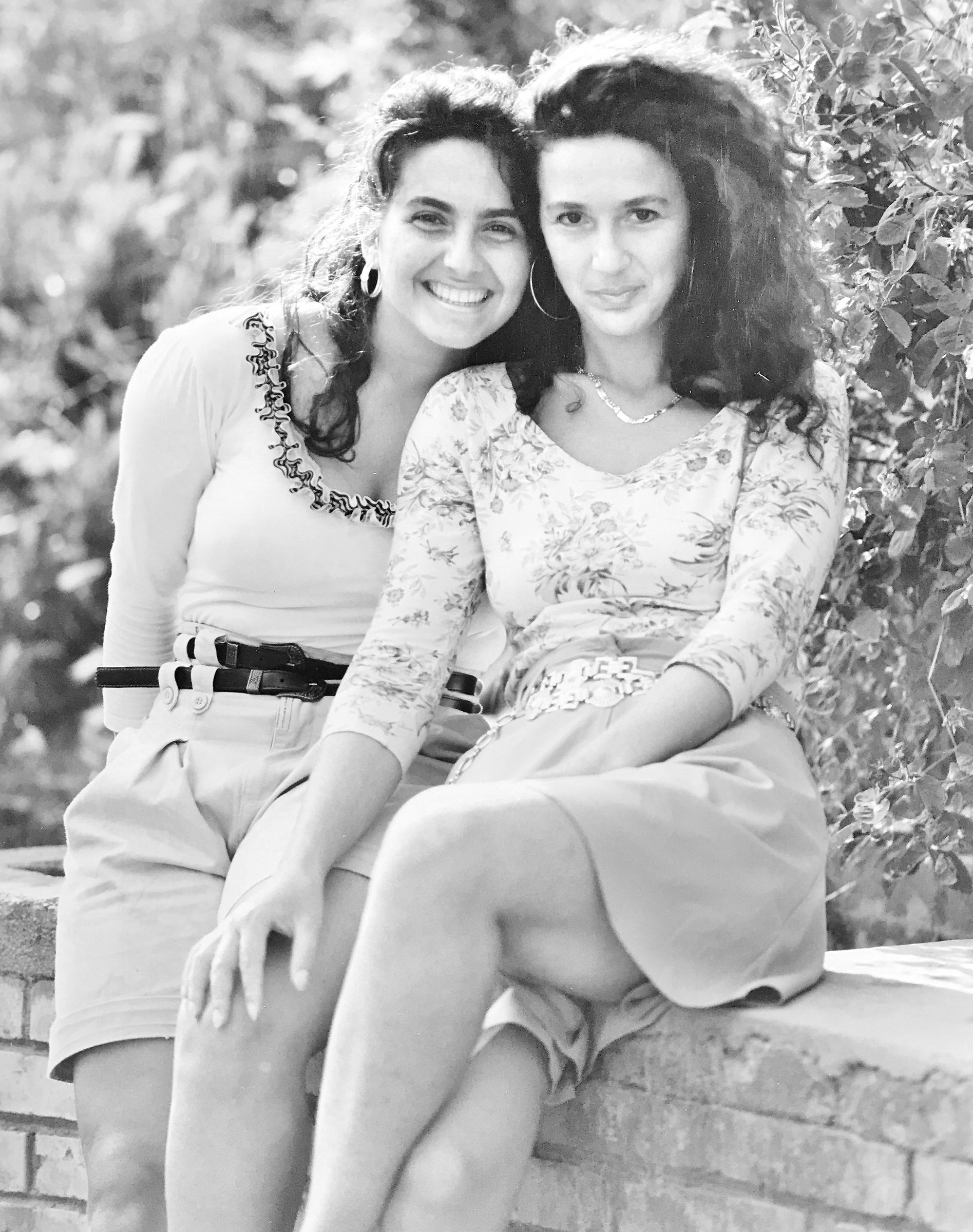 Granddaughter and aunt.