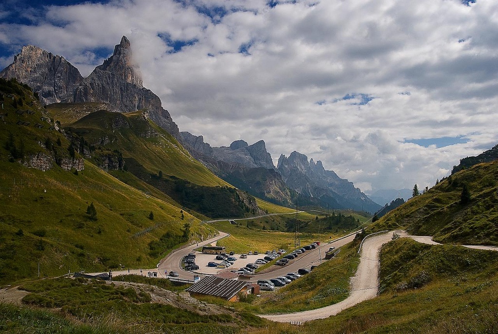 Towards Passo Rolle ...
