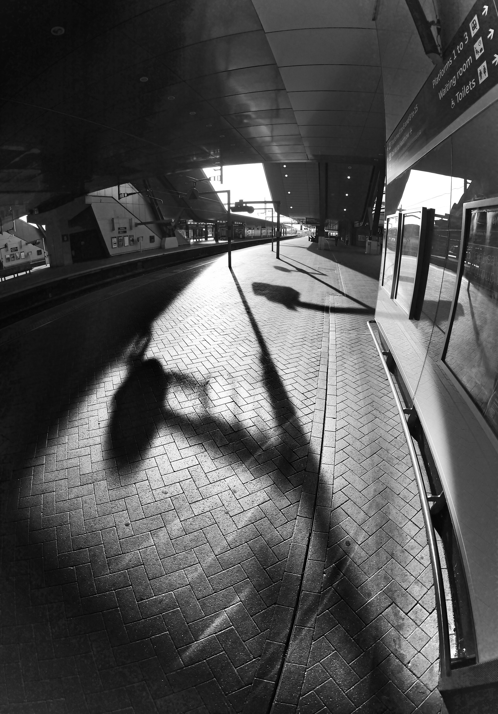 Long Shadows at Reading Station