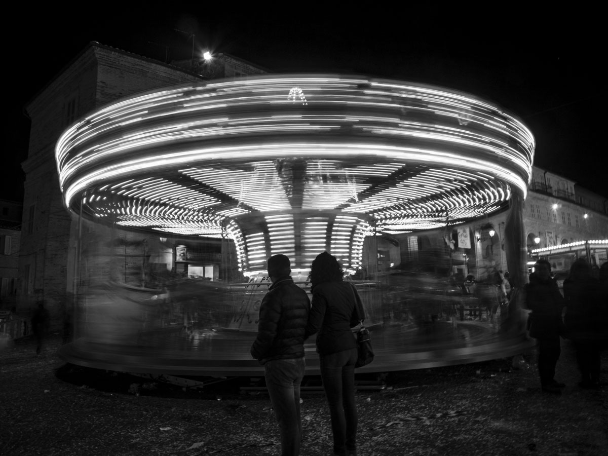 The carousel turns