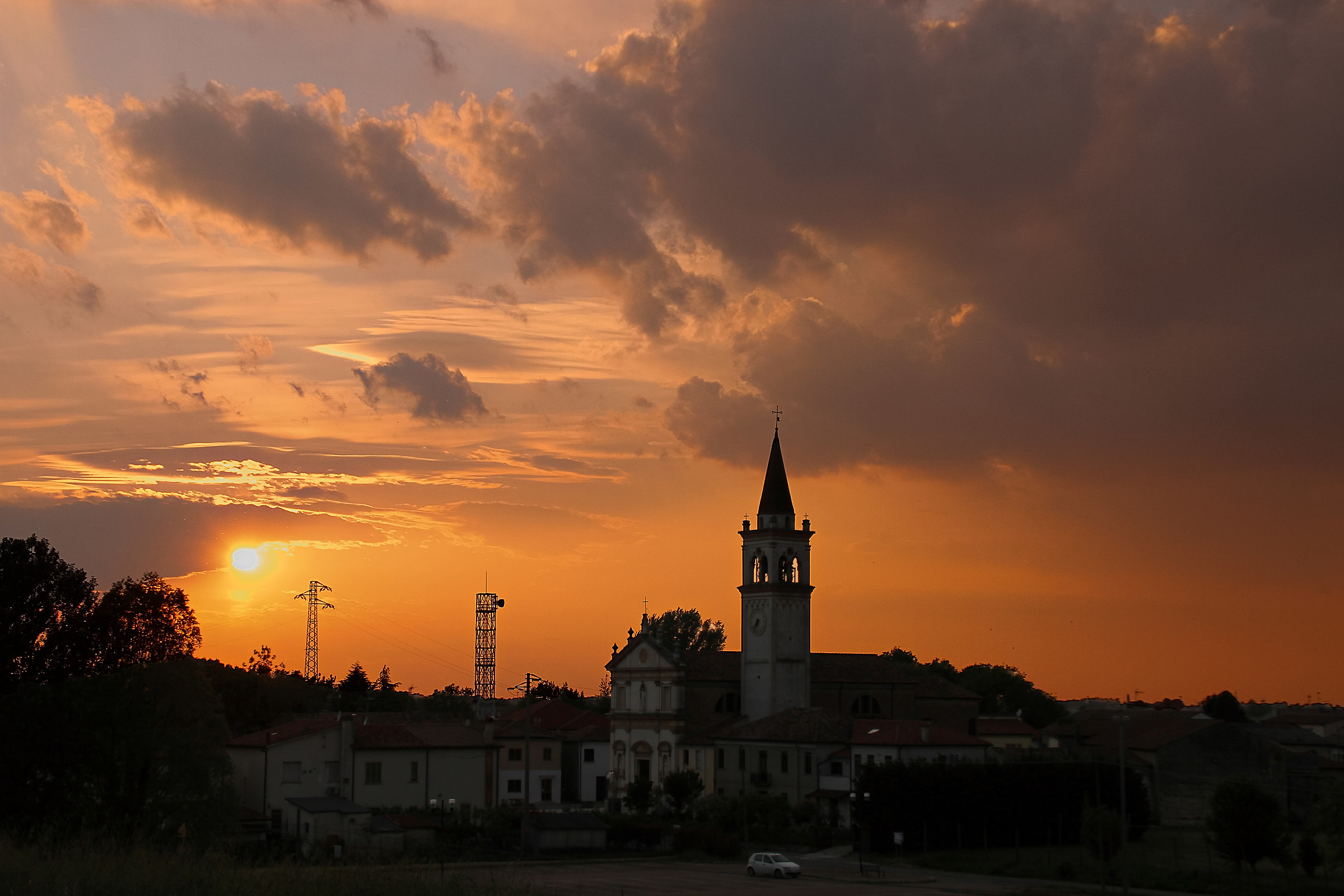 Tramonto sul Polesine