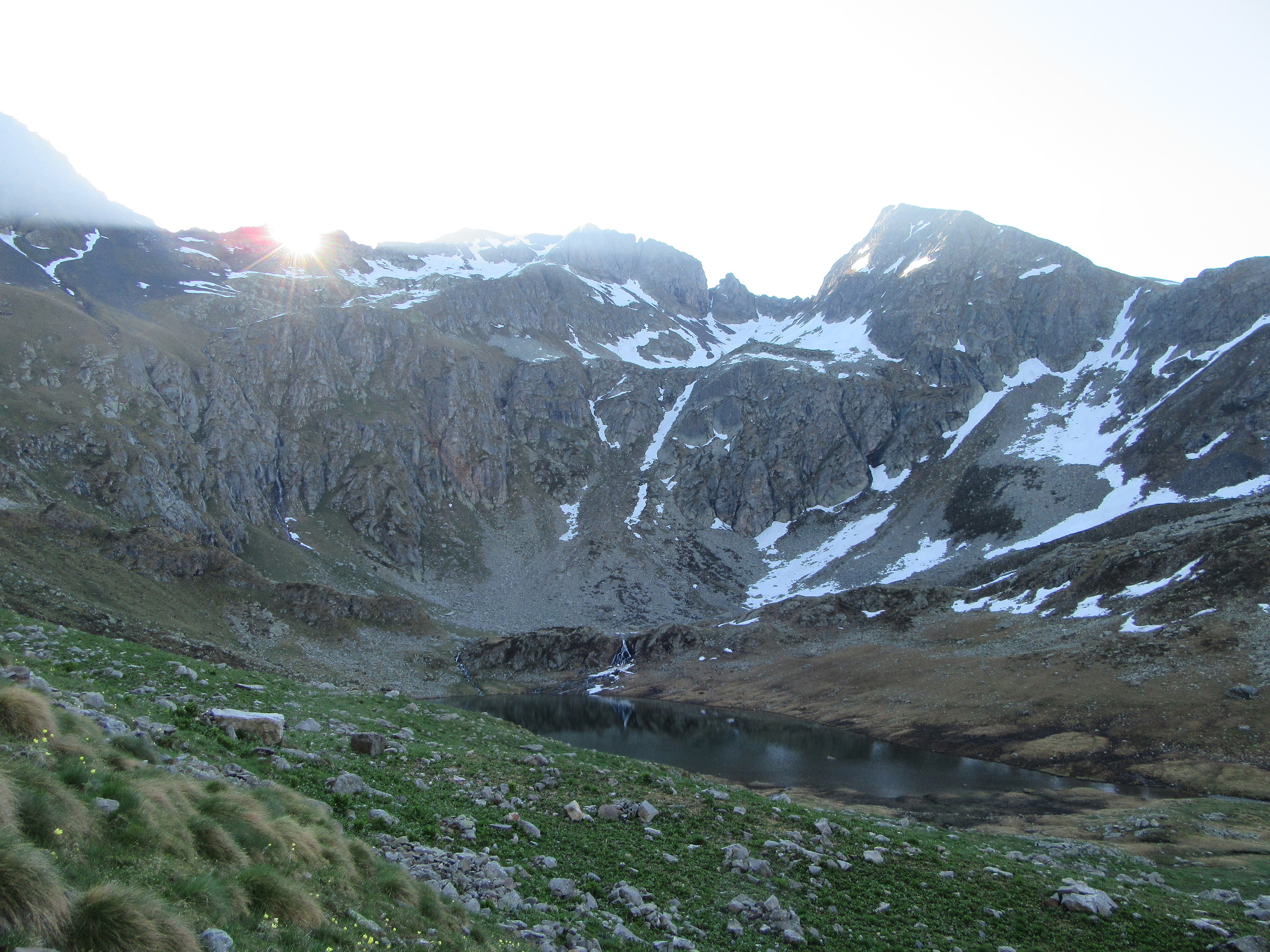 Spunta il sole in Val Sambuzza