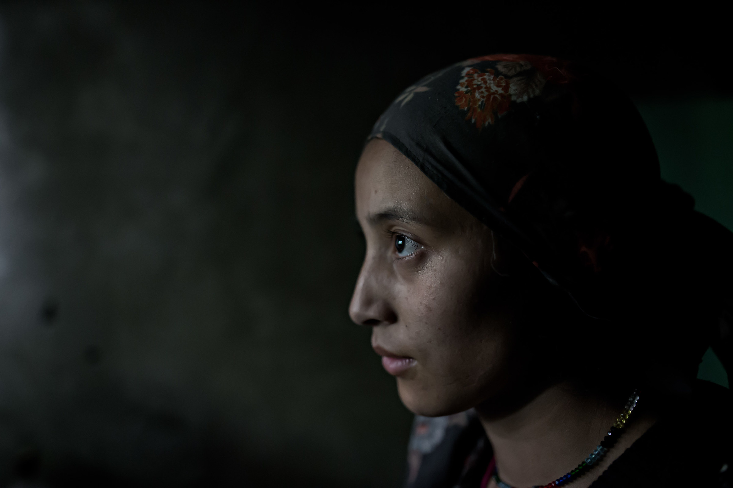 Indian woman profile