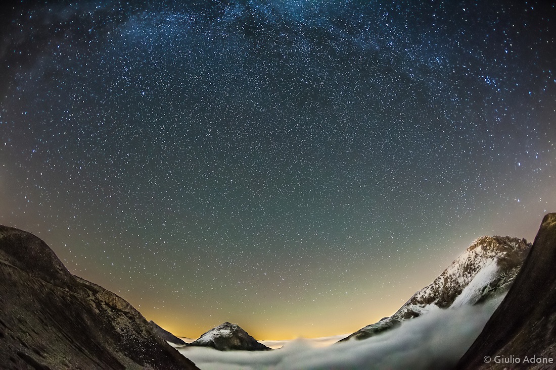 Notte stellata al Duca degli Abruzzi
