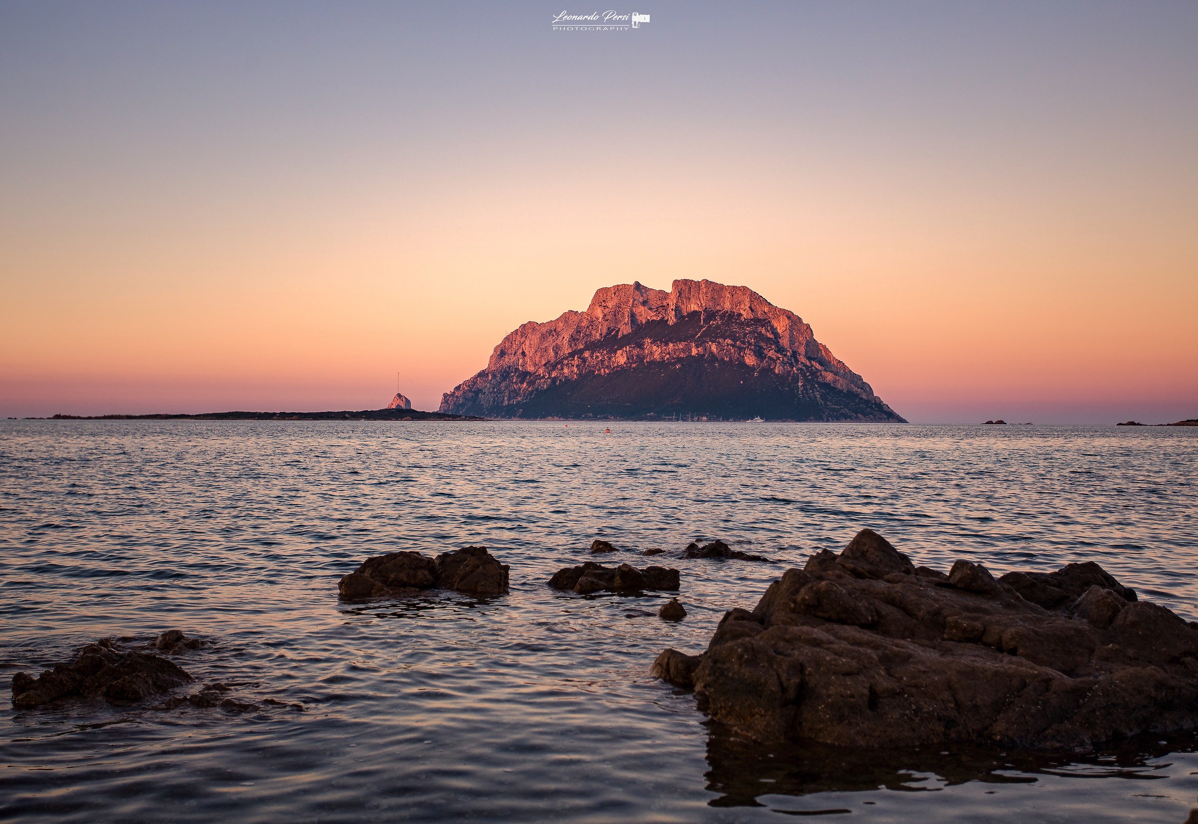 The last light on Tavolara ... Sardinia 2017