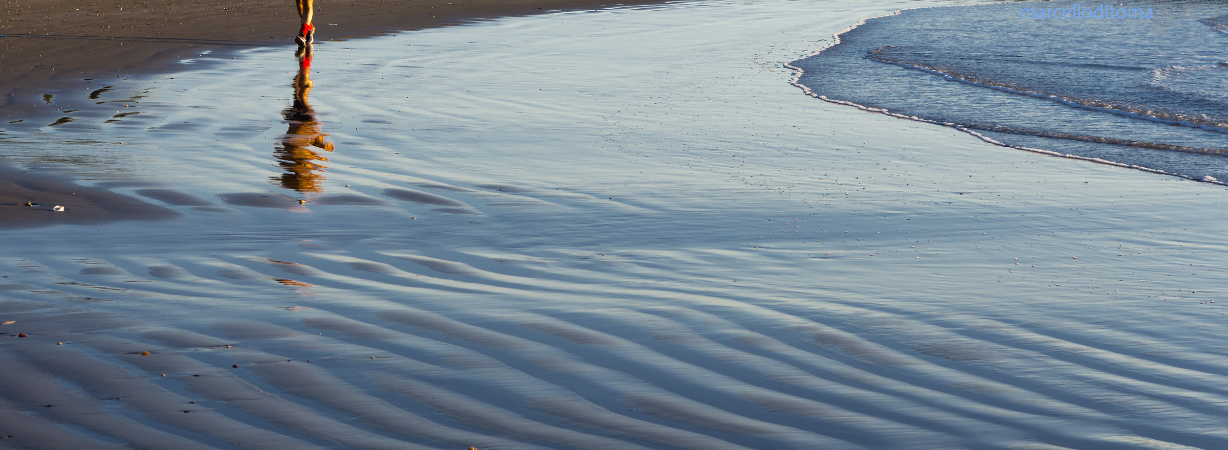 Mezza corsetta sulla spiaggia!!...