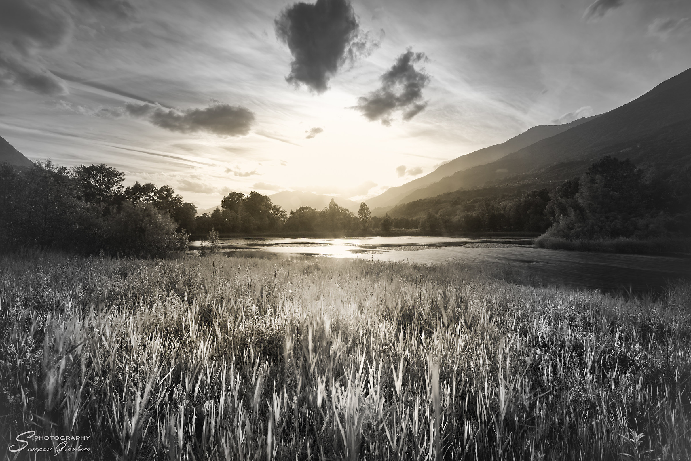 tramonto di Brissogne