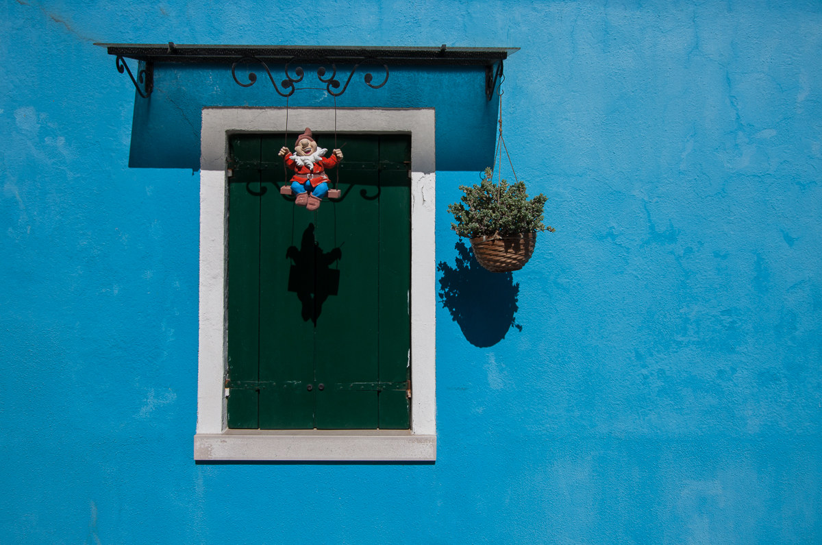 Burano ... un sorriso d'azzurro!