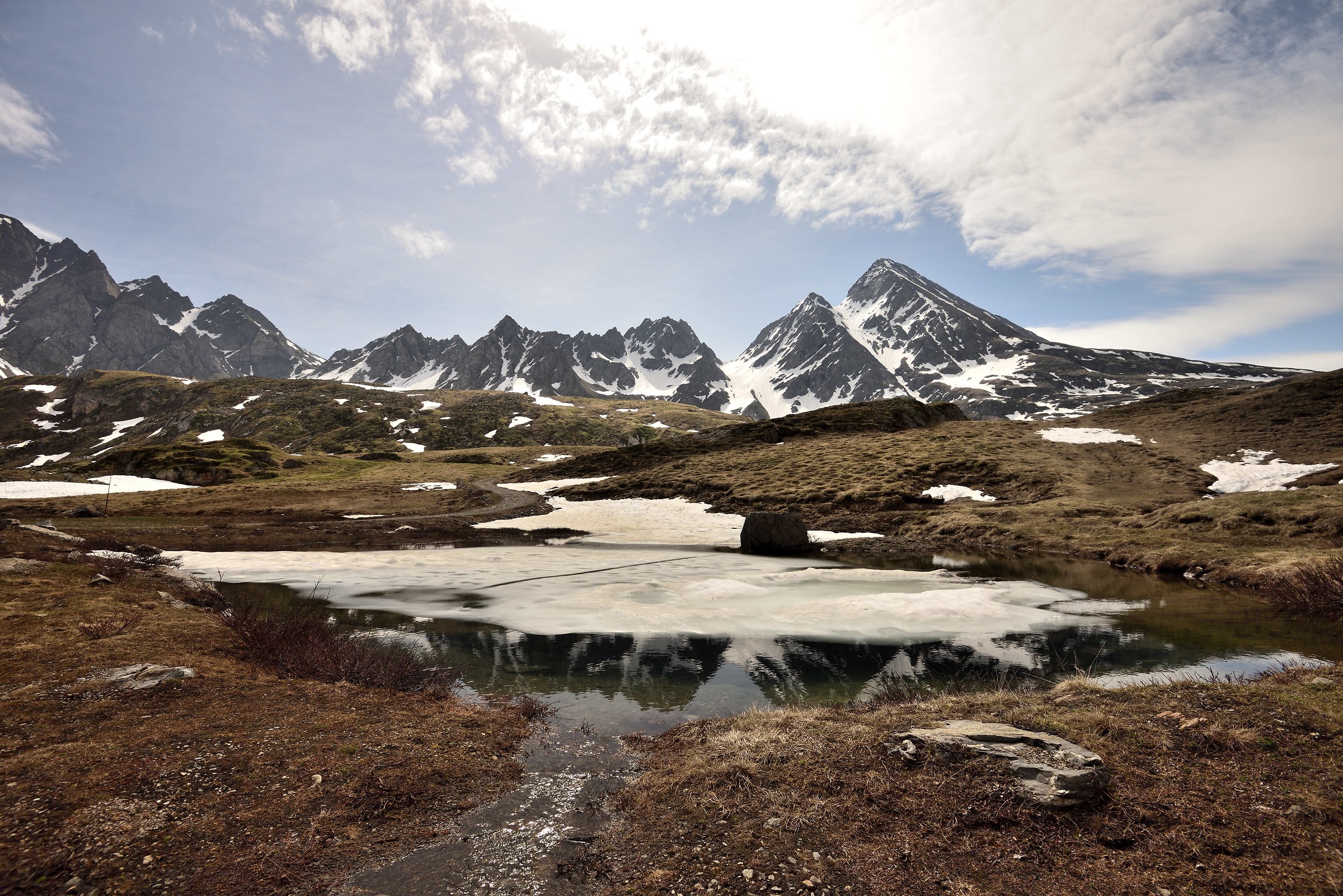 Still present a bit of ice ... fortunately