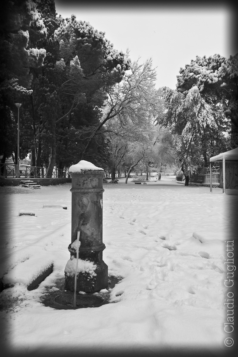 Nevicata a roma 2012