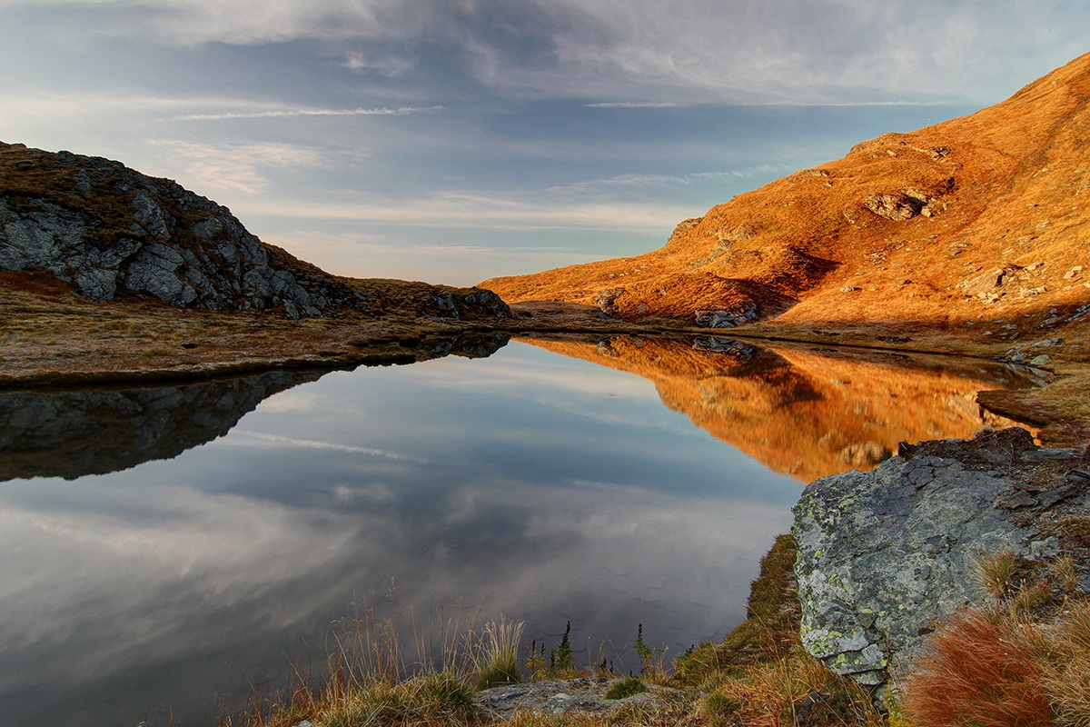 reflection at sunrise