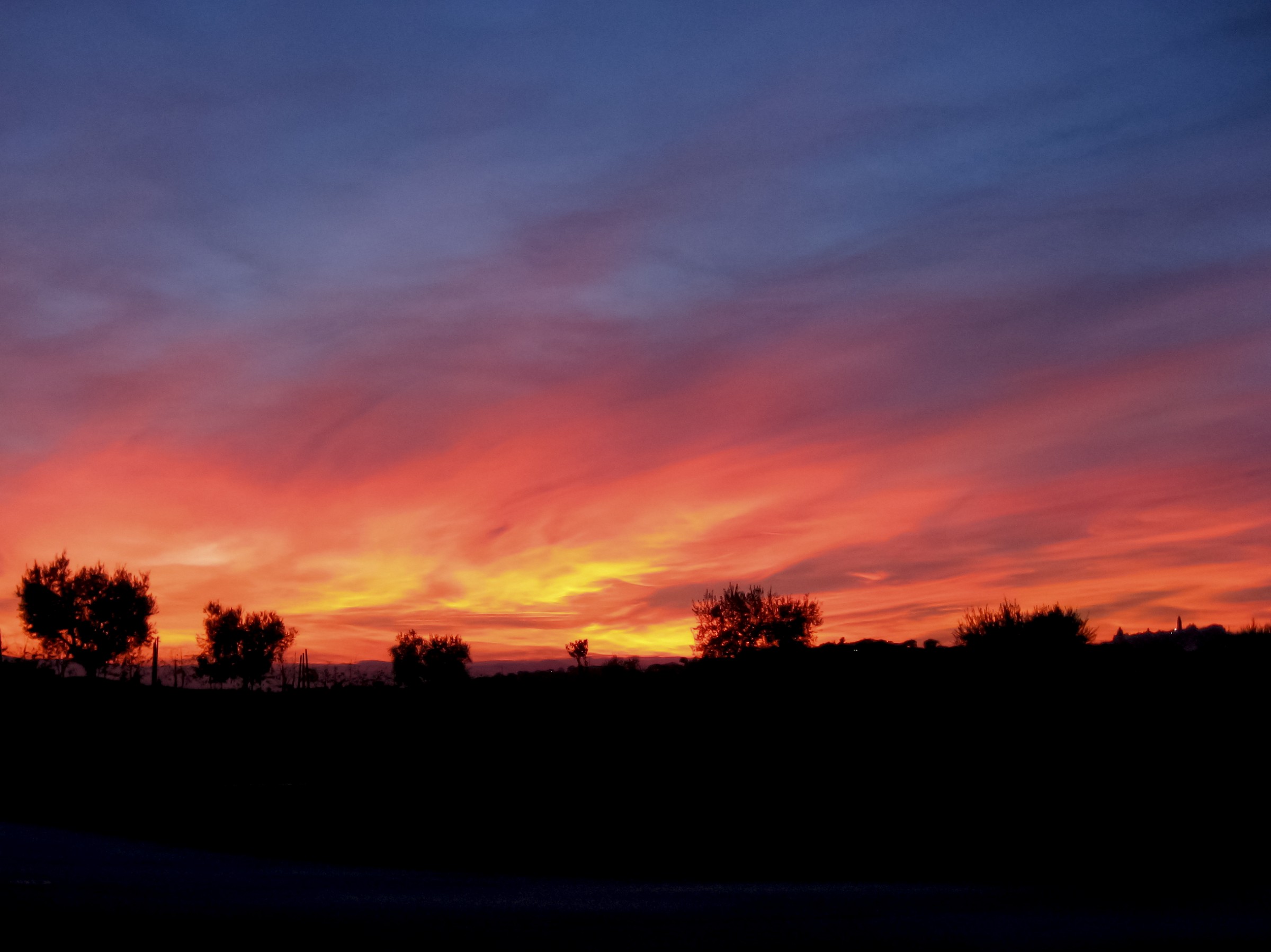 Sunset or firestorm?