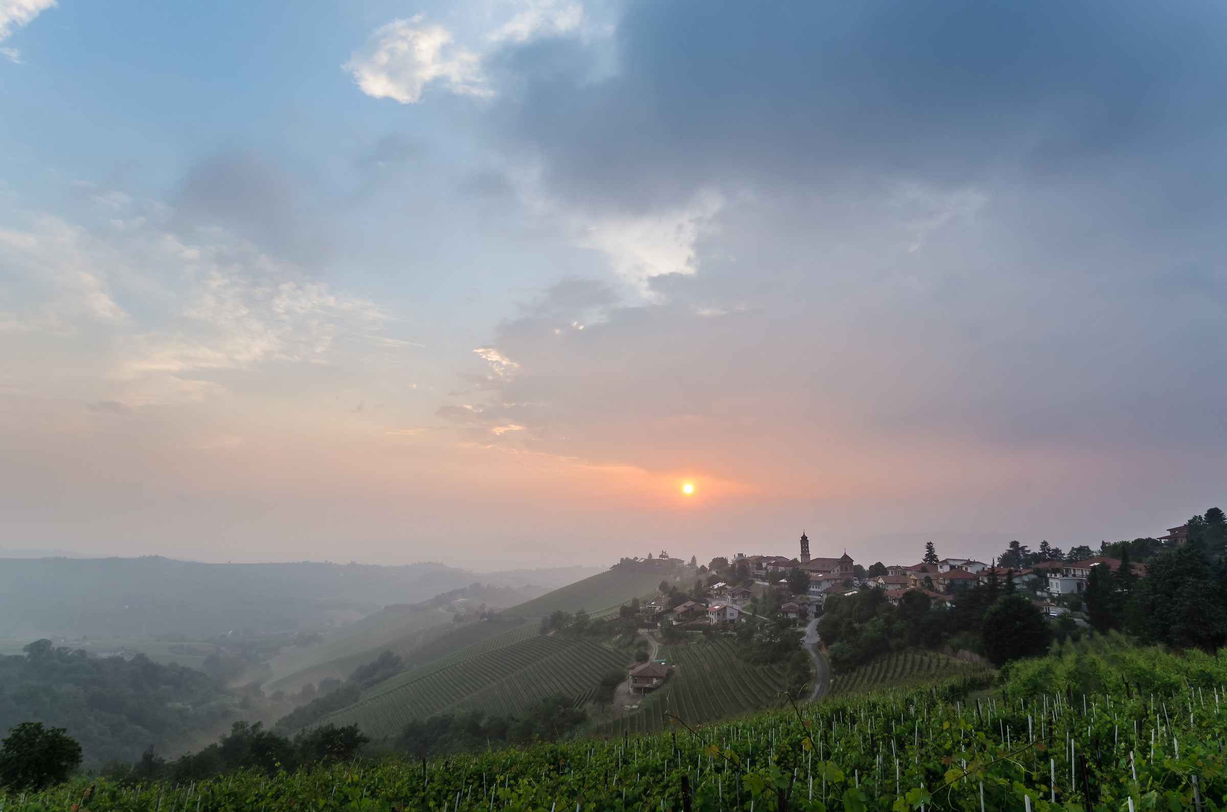 Treiso dopo il temporale